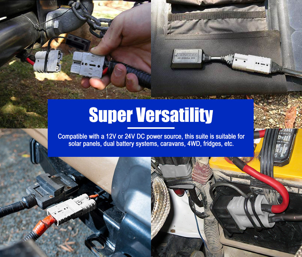 Atem Power 10x For Anderson Plug Dust Cover Cap Style Connectors 50AMP Battery - Sunyee