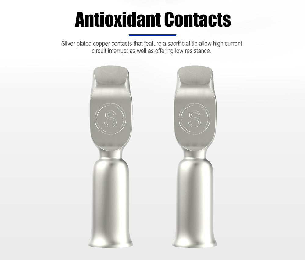 Atem Power 20PCS Anderson Style Plug Connectors 50 AMP 12-24V 6AWG DC Power Tool - Sunyee