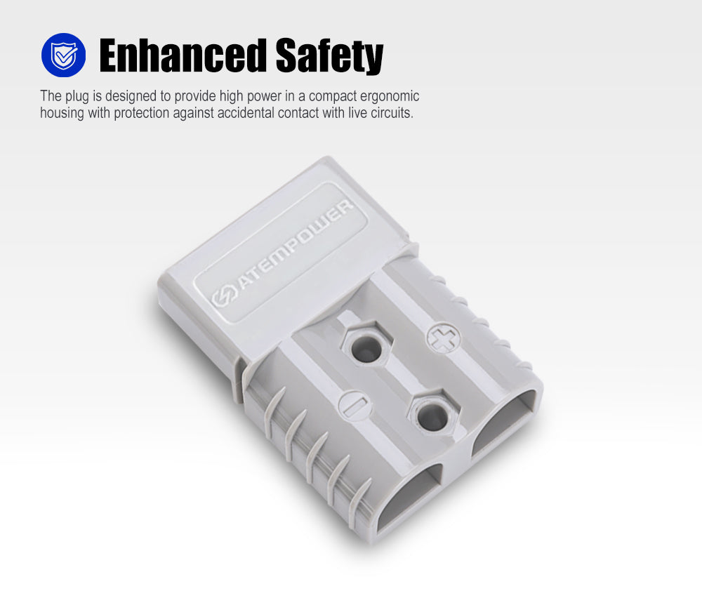 Atem Power 6 x Anderson Style Plug Connectors 120 AMP 12-24V 6AWG DC Power Tool - Sunyee