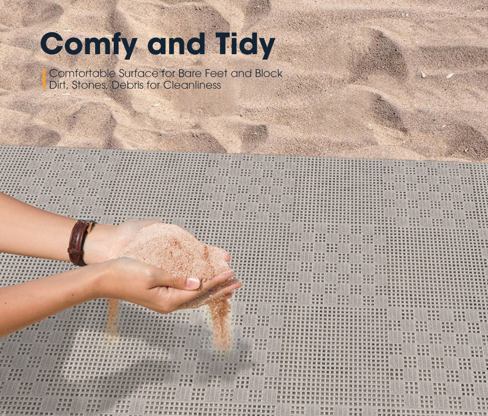 San Hima 5M x 2.5M Annex Matting Floor Mats Mesh Caravan Park Camping Picnic - Sunyee