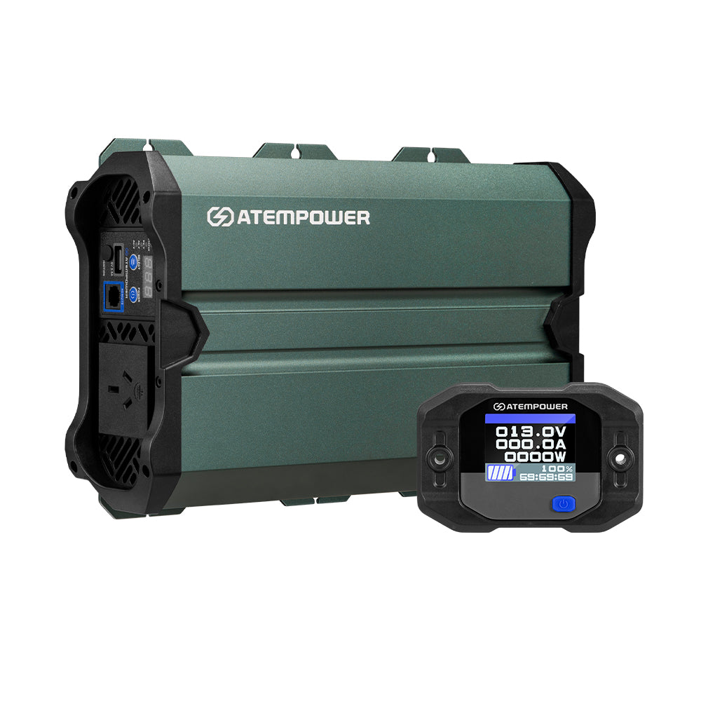 Atem Power 1000W/1500W/2000W/2500W Pure Sine Wave Inverter 12V to 240V Remote - Sunyee
