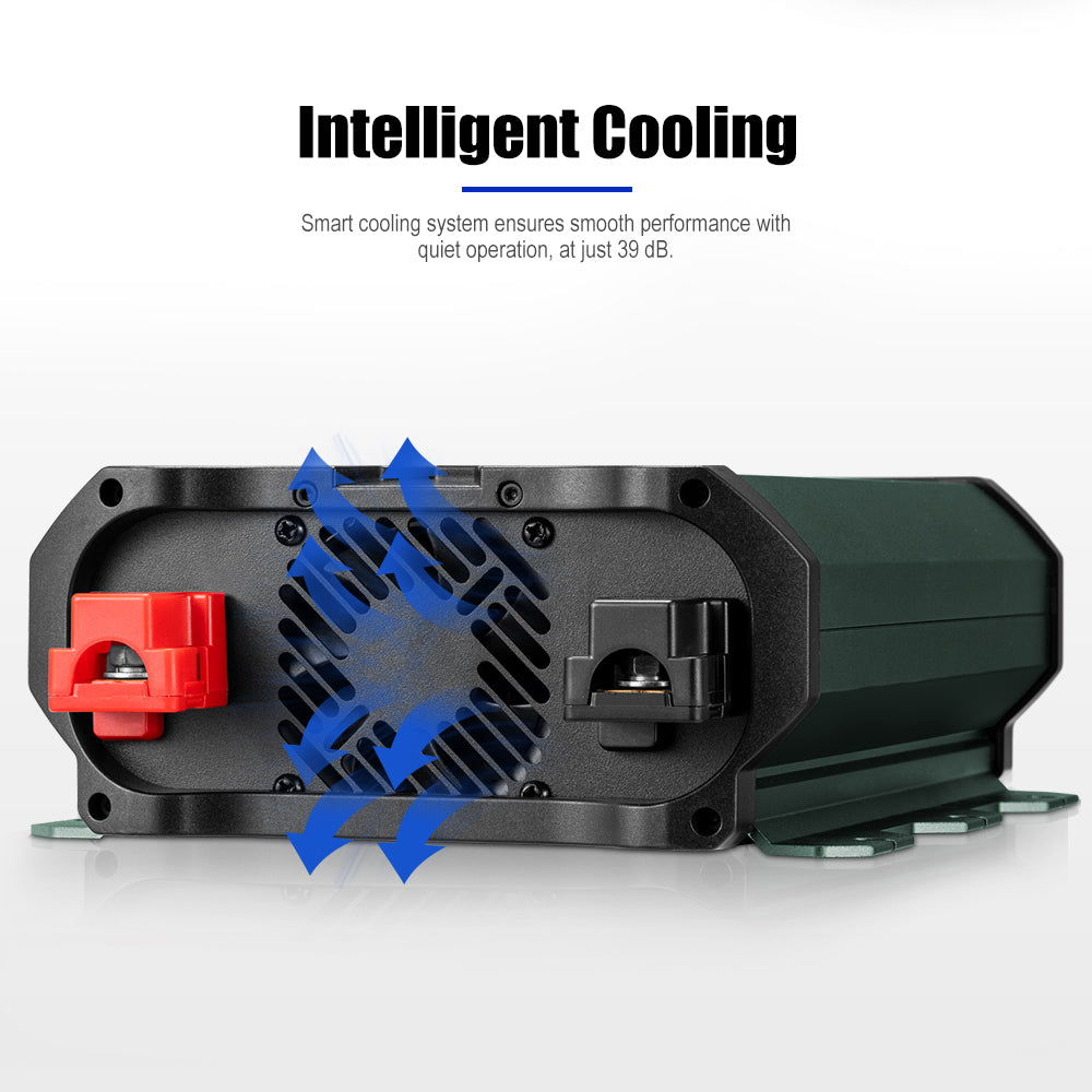 Atem Power 1500W/2900W Pure Sine Wave Inverter 12V to 240V Remote Control Boat - Sunyee