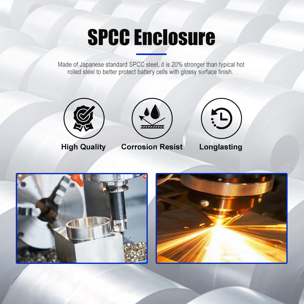 Atem Power 12V 100Ah Slimline Lithium Battery LiFePO4 Deep Cycle Battery - Sunyee