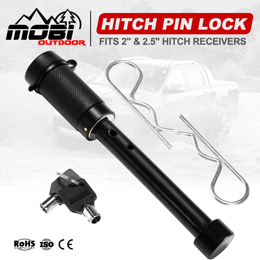 Hitch Pin Lock S Type Tow Bar Ball Trailer Parts Anti Theft 4WD 4X4 Caravan - Sunyee