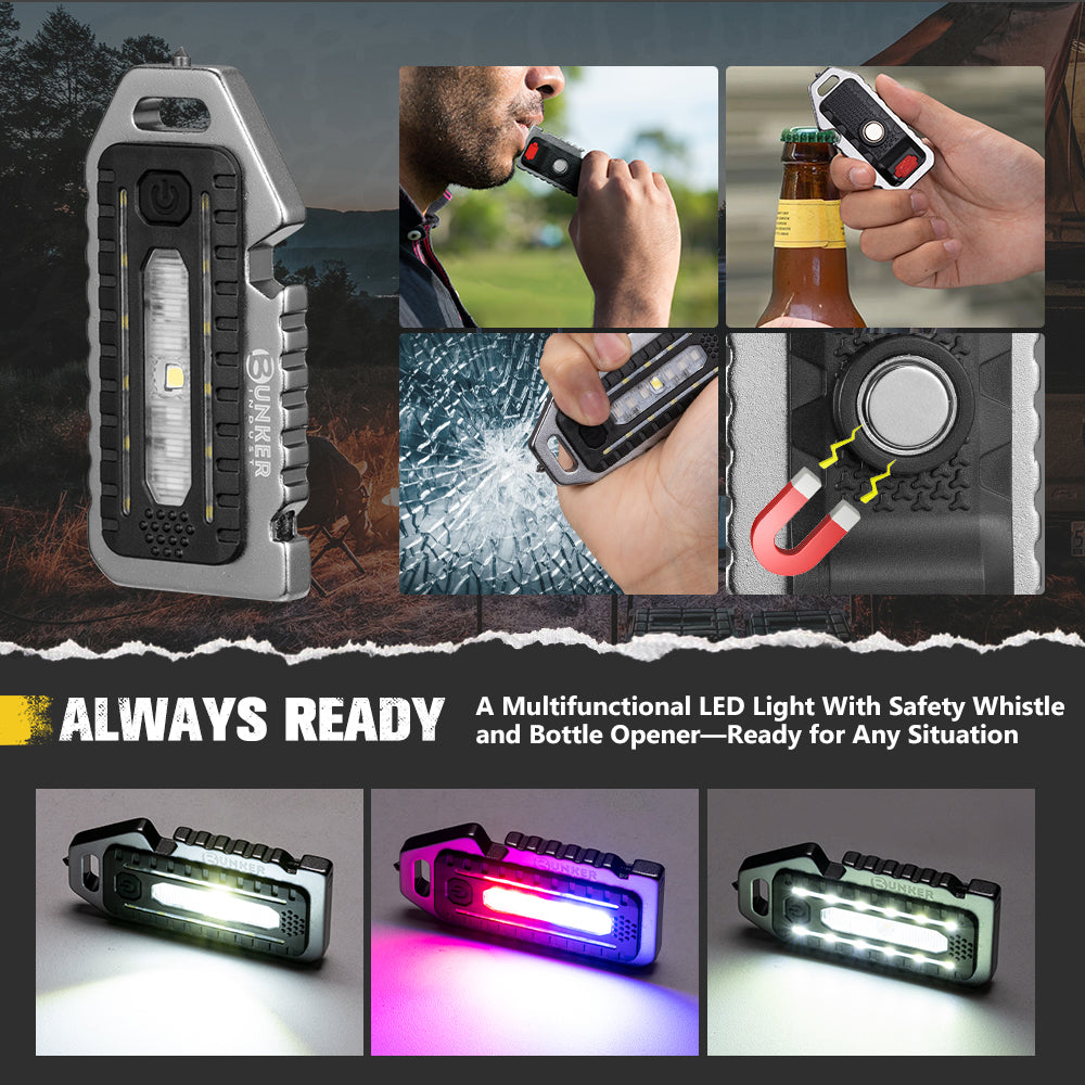 Bunker Indust Tyre Deflators x4 Air Deflator 10~30 PSI Valve Core Tool With LED - Sunyee