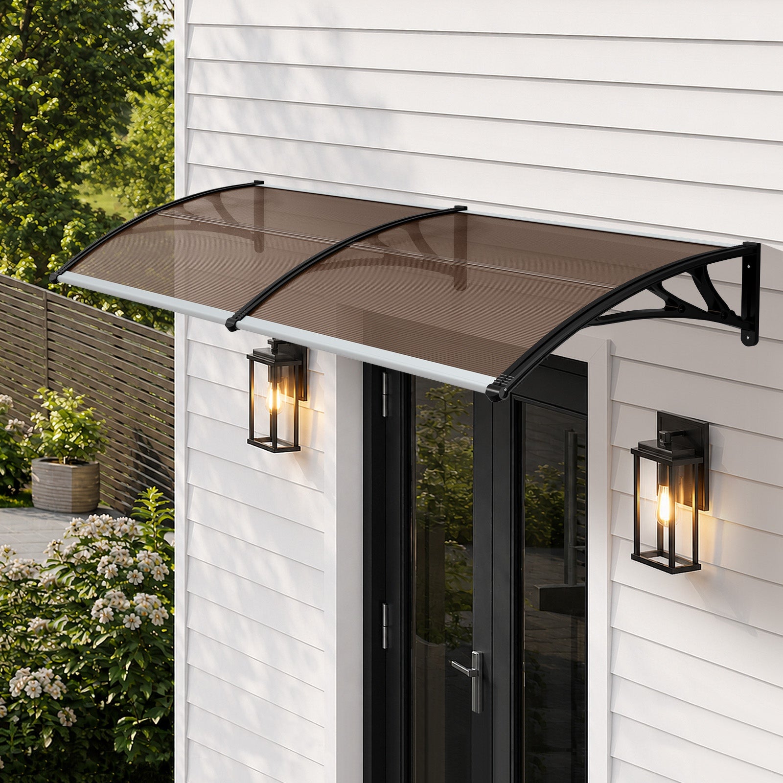 Livsip Window Door Awning Canopy Outdoor Patio Rain Cover Sun Shield 1mx3m