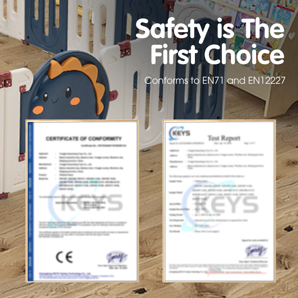 Playpals Kids Playpen Baby Large Safety Gate Toddler Fence Child Play 20 Panels - Sunyee