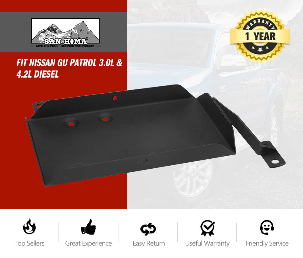 San Hima Dual Battery Tray for Nissan Patrol GU Wagon TD42 4.2L ZD30 3.0L - Sunyee