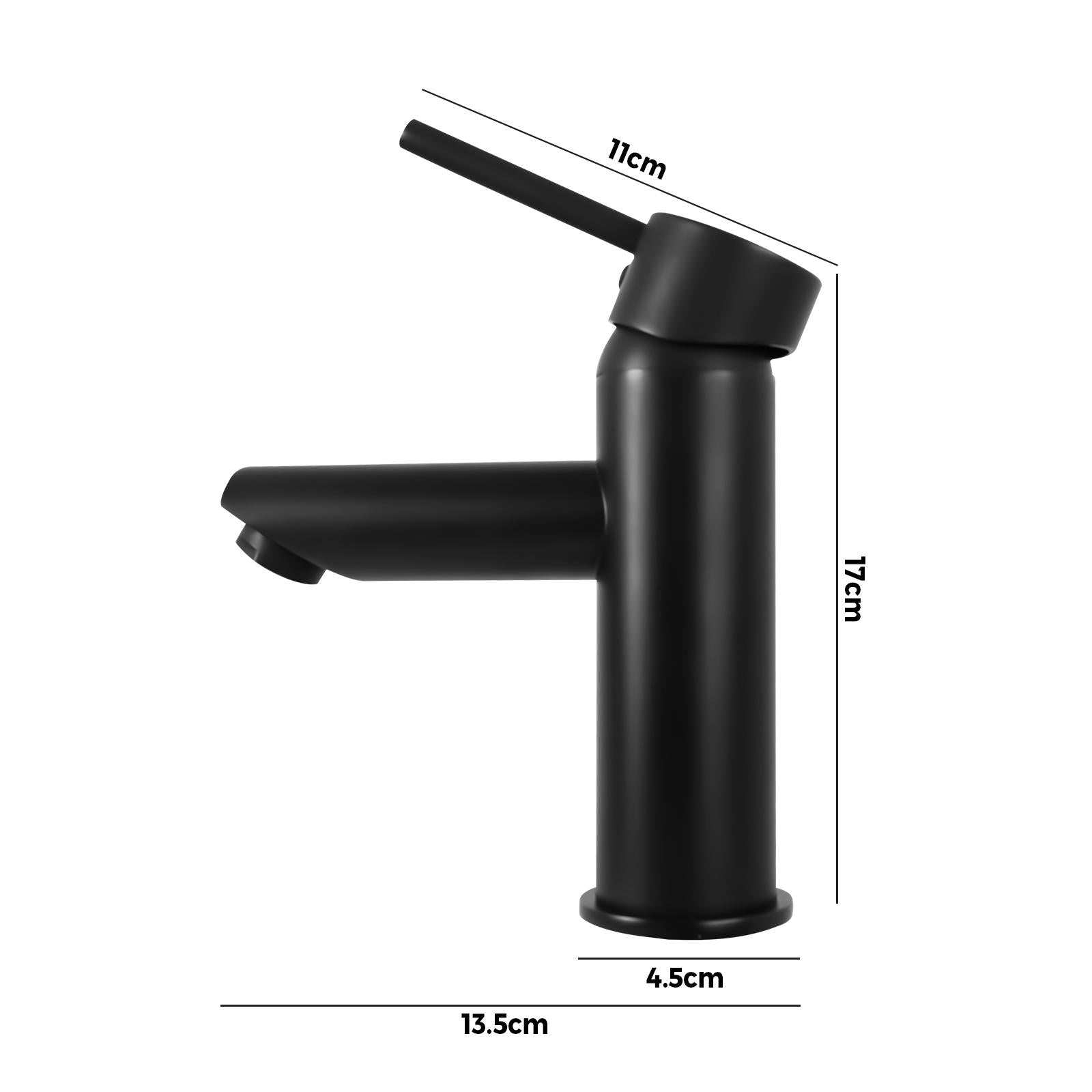 WELS Bathroom Mixer Tap Basin Sink Laundry Faucet Brass Swivel DIY - Sunyee