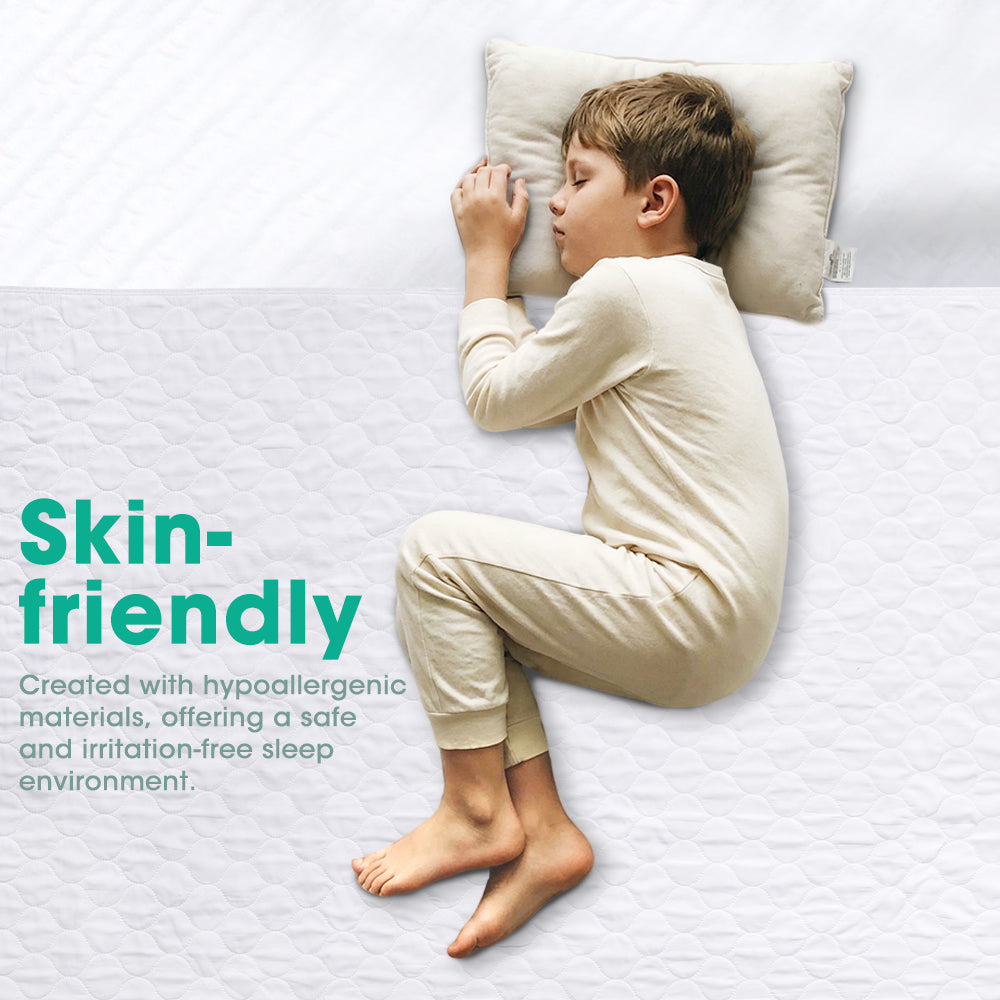 ZUNI Bed Pad Waterproof Protector Underpad Washable 2PCS 91/137/183CM - Sunyee