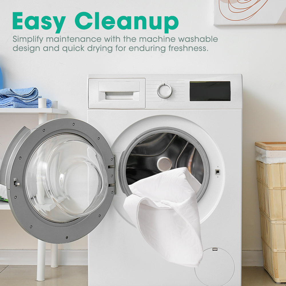 ZUNI Bed Pad Waterproof Protector Underpad Washable 2PCS 91/137/183CM - Sunyee