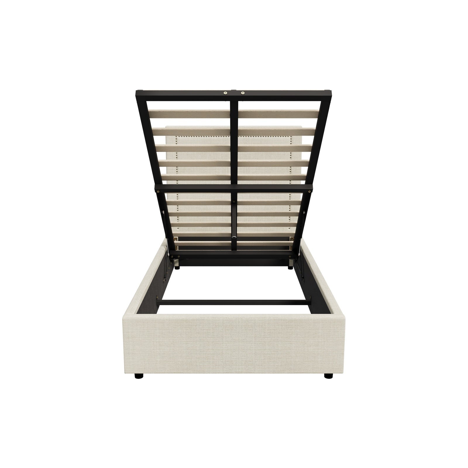 Oikiture Bed Frame King Single Gas Lift Base with Storage ADI - Sunyee