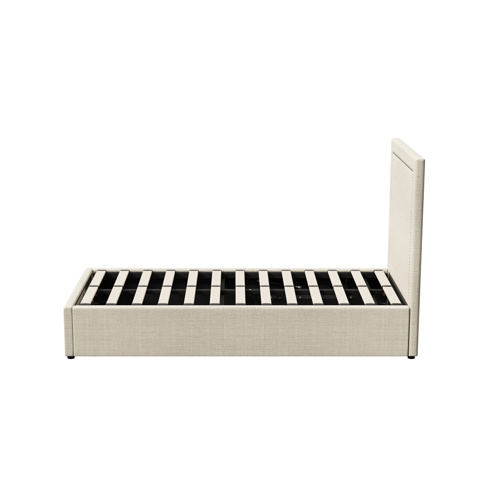 Oikiture Bed Frame King Single Gas Lift Base with Storage ADI - Sunyee