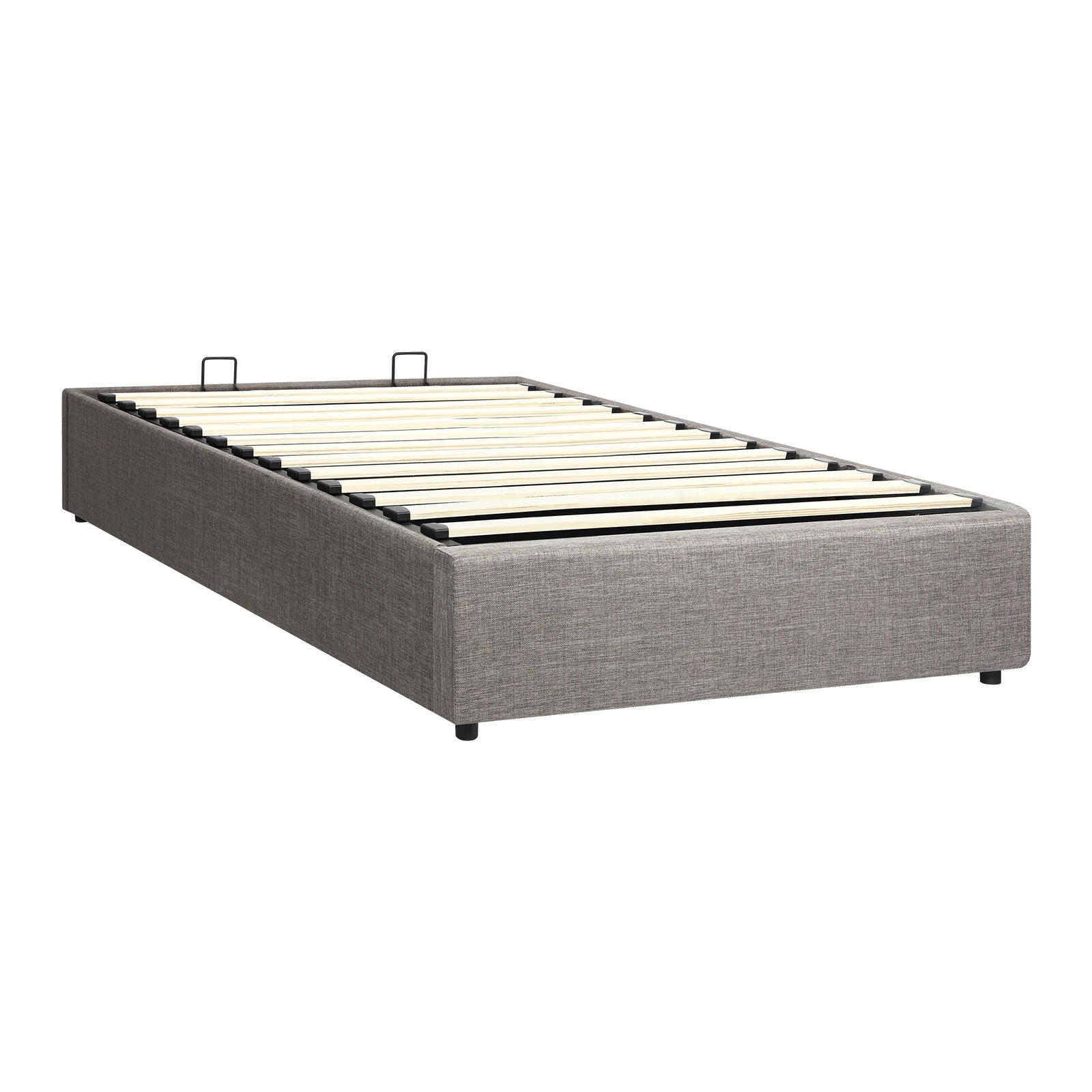Oikiture Bed Frame Single Size Gas Lift Base With Storage - Sunyee