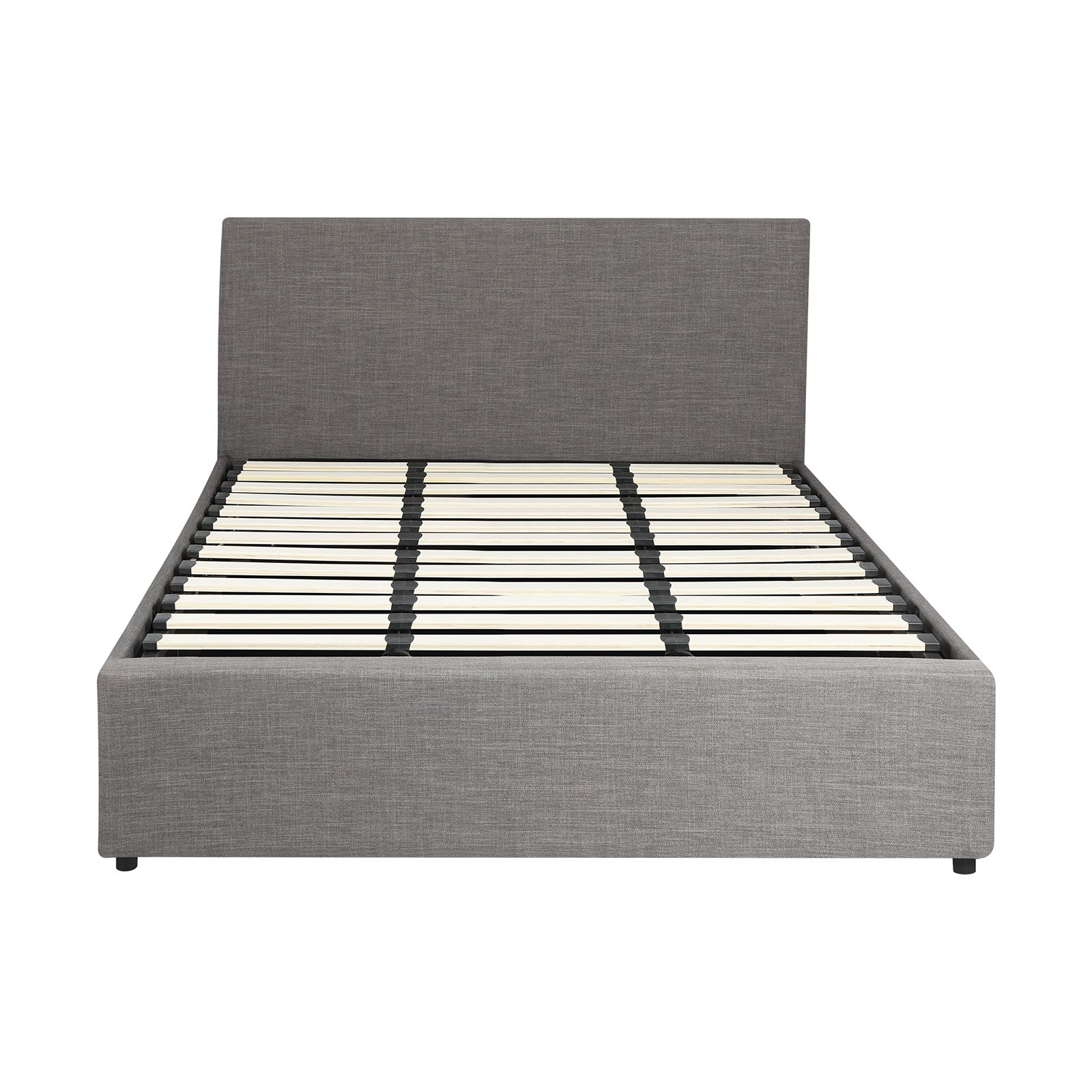 Oikiture Bed Frame King Size Gas Lift Base with Storage Mattress Platform Grey - Sunyee