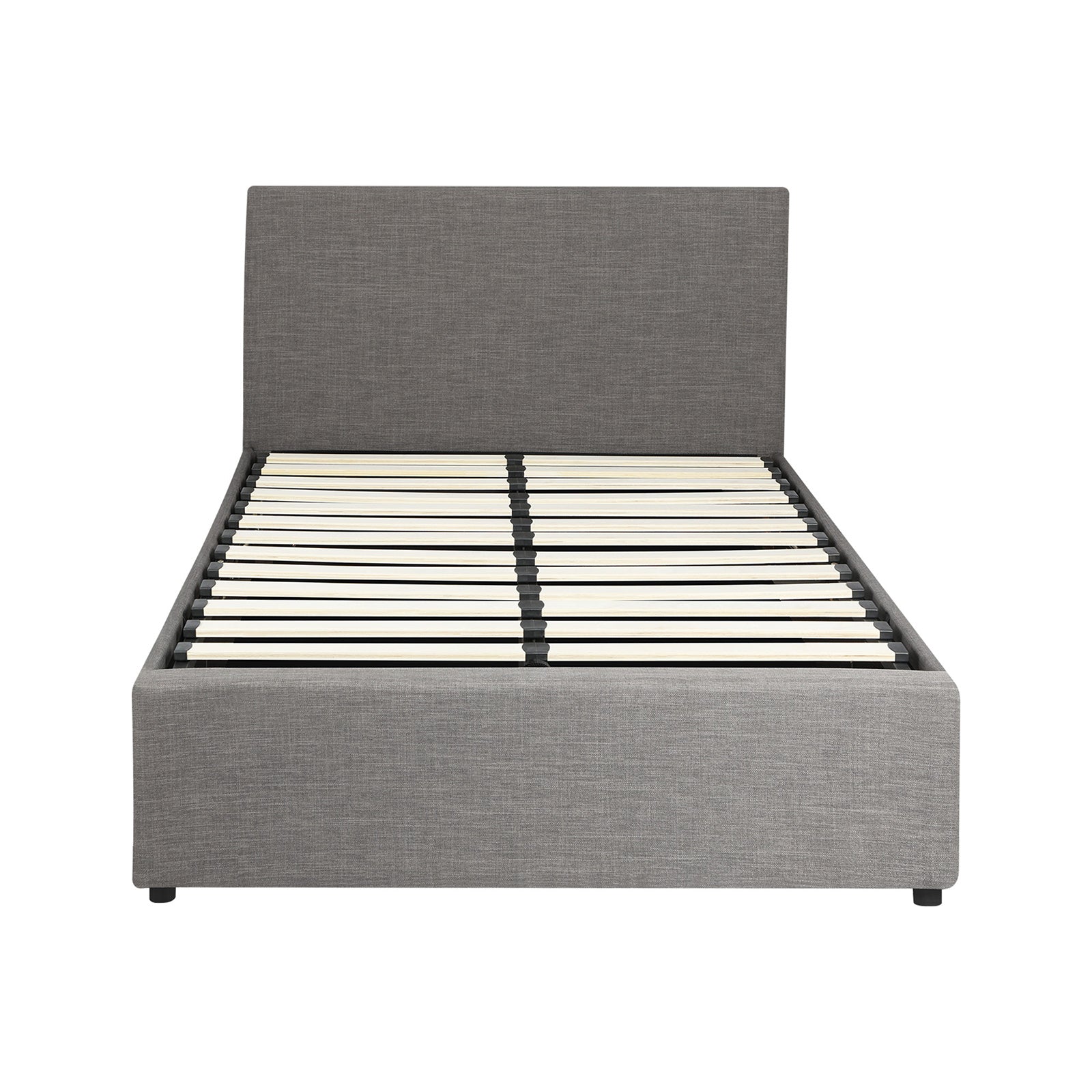 Oikiture Bed Frame King Single Size Gas Lift Mattress Base With Storage Fabric - Sunyee