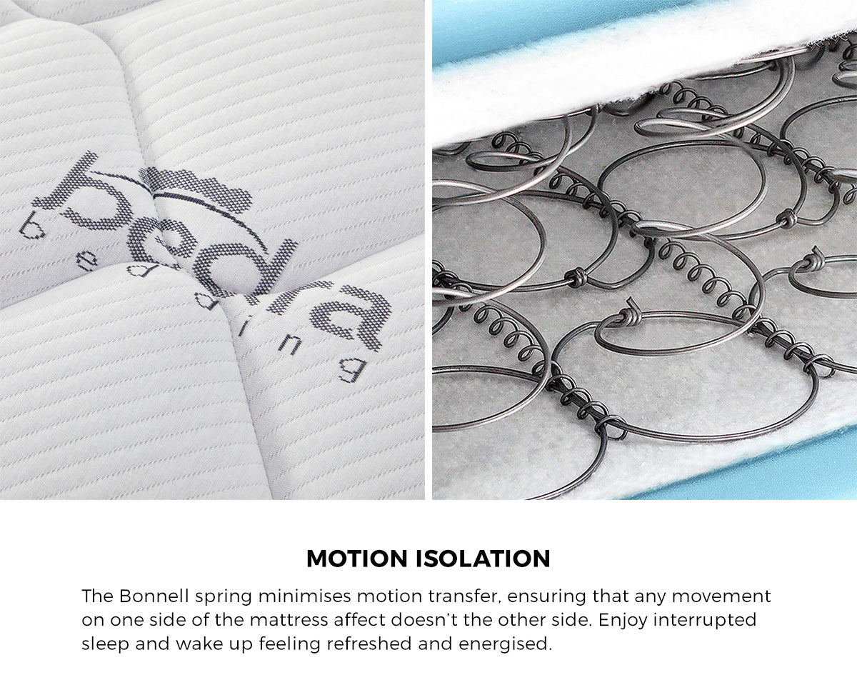 Oikiture Bed Frame King Size Gas Lift Boucle Beds With Mattress Set - Sunyee