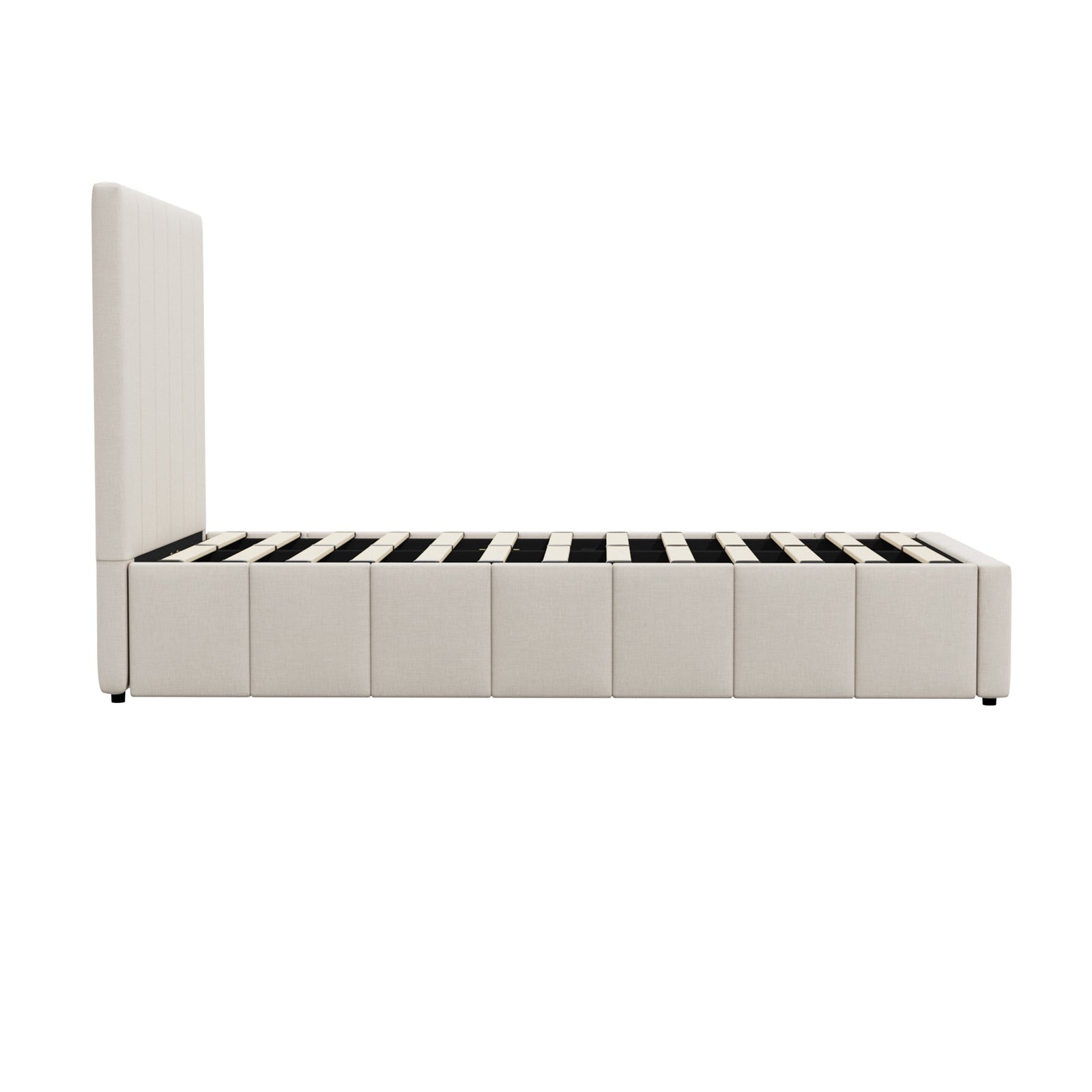 Oikiture Bed Frame King Single Beds Platform Gas Lift Storage Base VISH - Sunyee