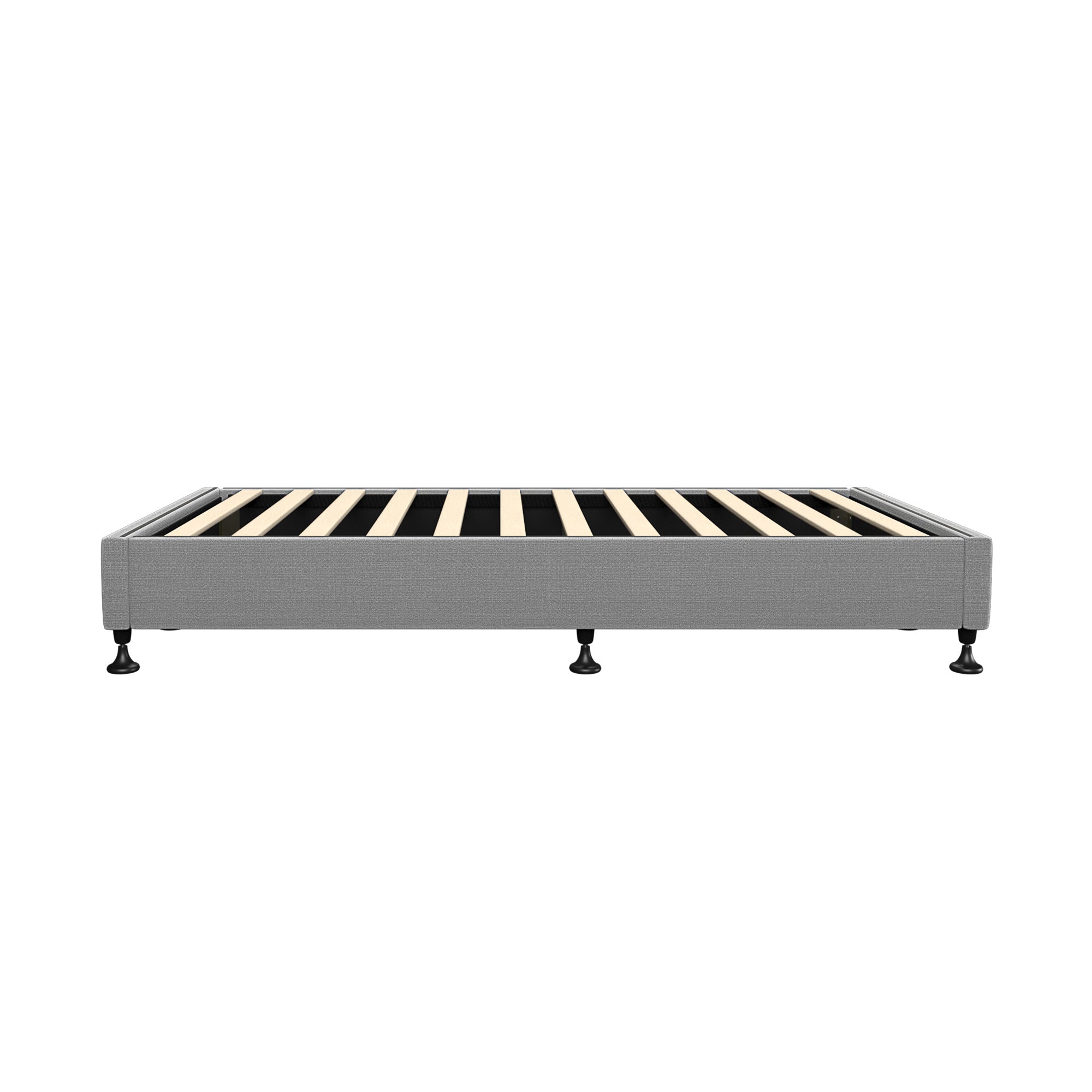 Oikiture Bed Frame Single Size Bed Base Platform Grey - Sunyee