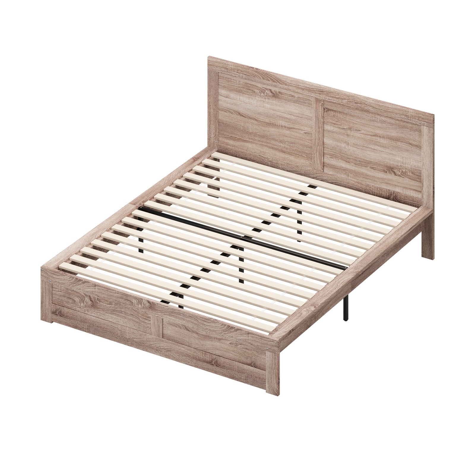 Oikiture Bed Frame King Size Wooden Bed Platforms NEO - Sunyee
