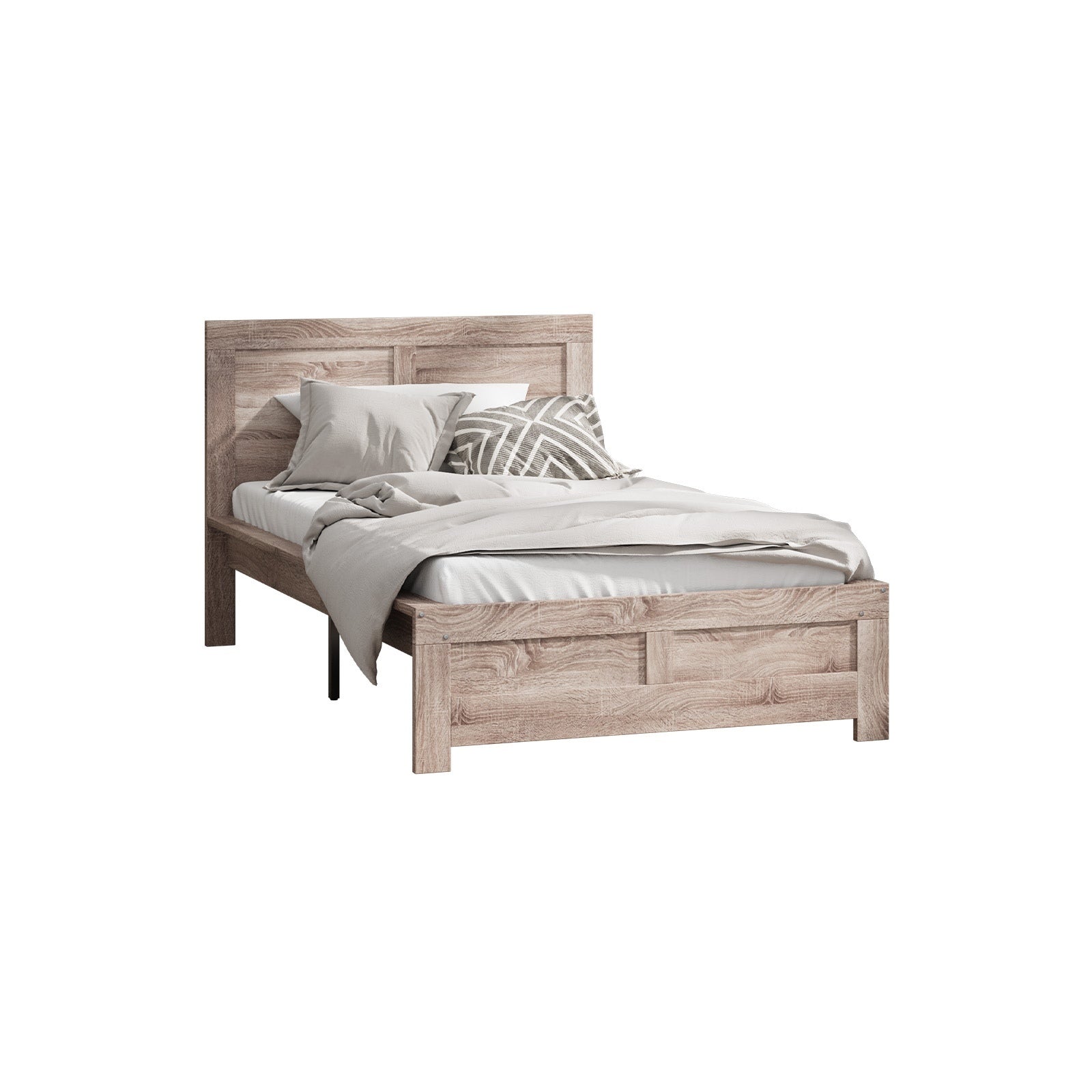 Oikiture Bed Frame Queen Double King Single Size Wooden Bed Platform Timber - Sunyee