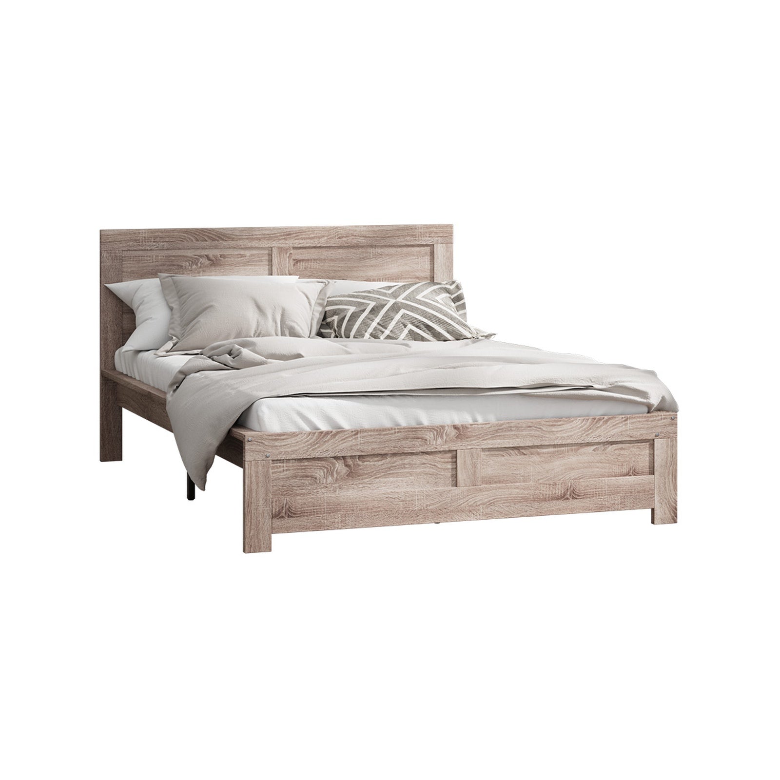 Oikiture Bed Frame Queen Size Wooden Bed Platforms NEO - Sunyee