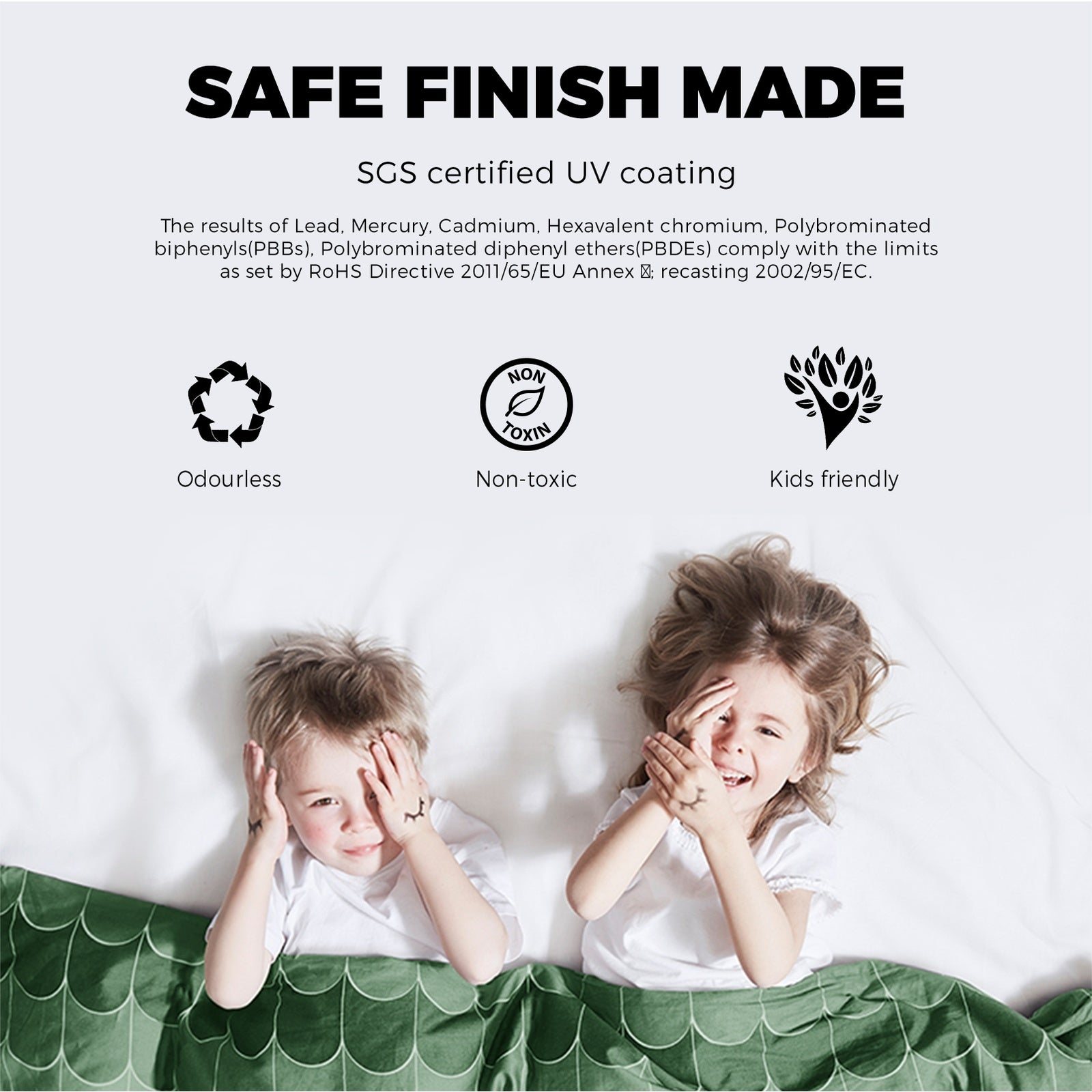 Oikiture Wooden Bed Frame Single Wood Mattress Base Pine Timber Platform - Sunyee