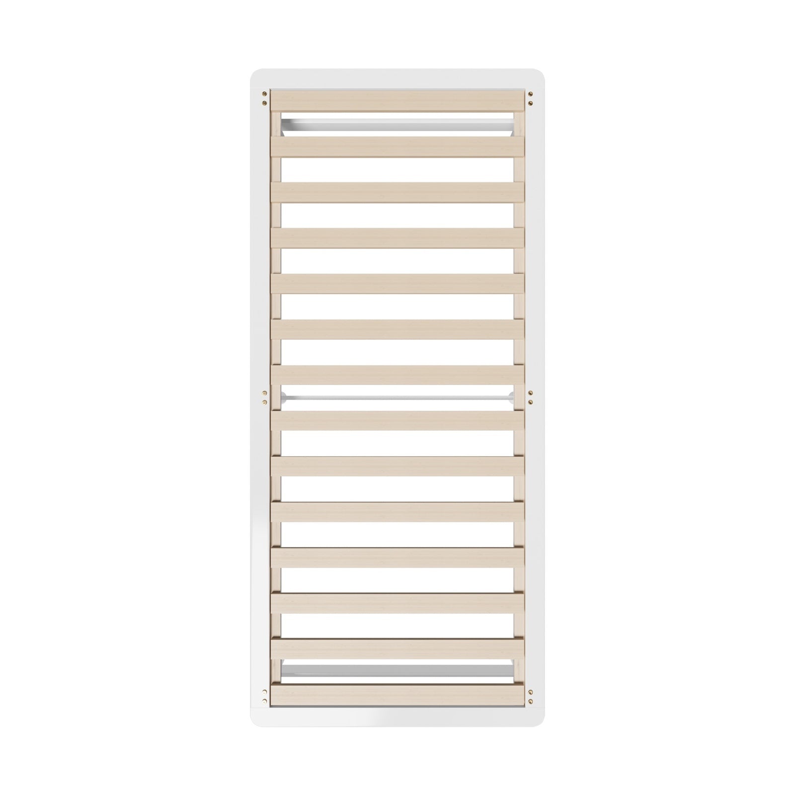 Oikiture Wooden Bed Frame King Size Base Platform Beds Solid Pine Wood White - Sunyee