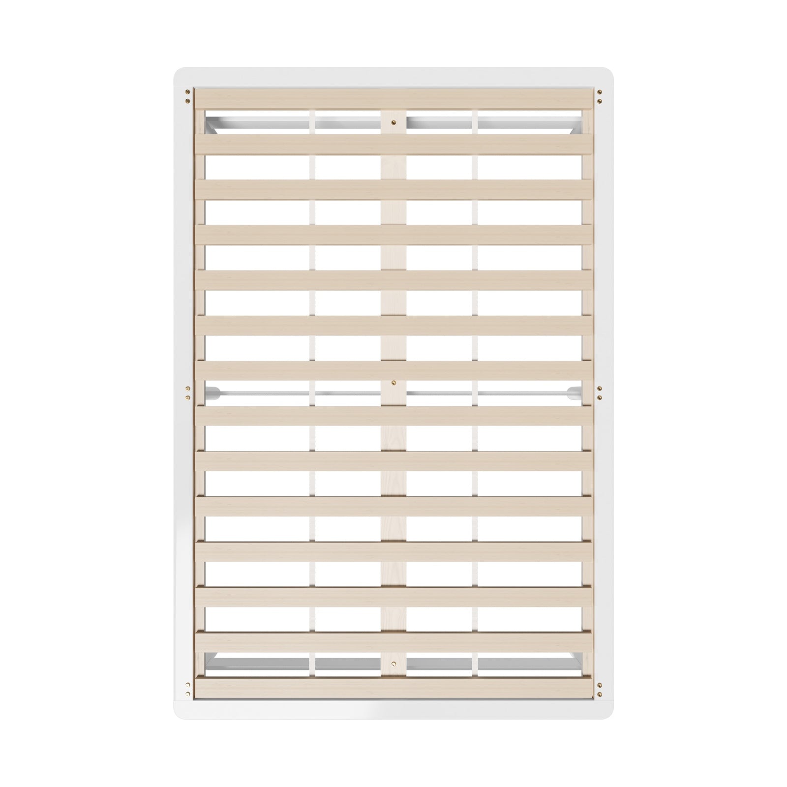 Oikiture Wooden Bed Frame Queen Size Beds Base Platform Solid Pine Timber White - Sunyee