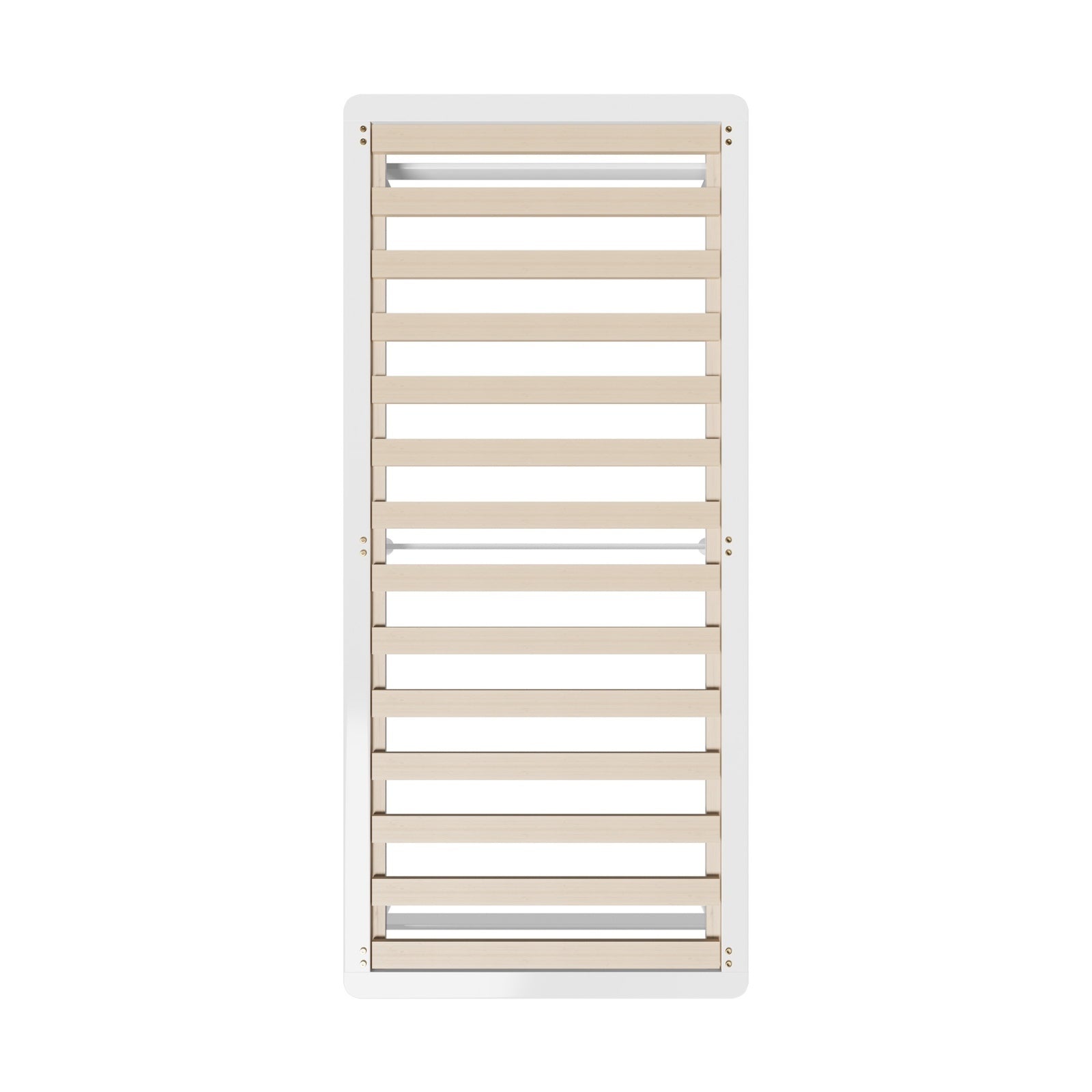 Oikiture Wooden Bed Frame Single Beds Base Solid Pine Timber Platform White - Sunyee