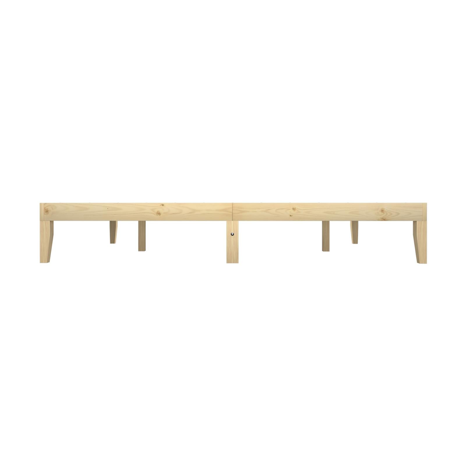 Oikiture Bed Frame Double Size Wooden Timber Mattress Base Platform Furniture - Sunyee