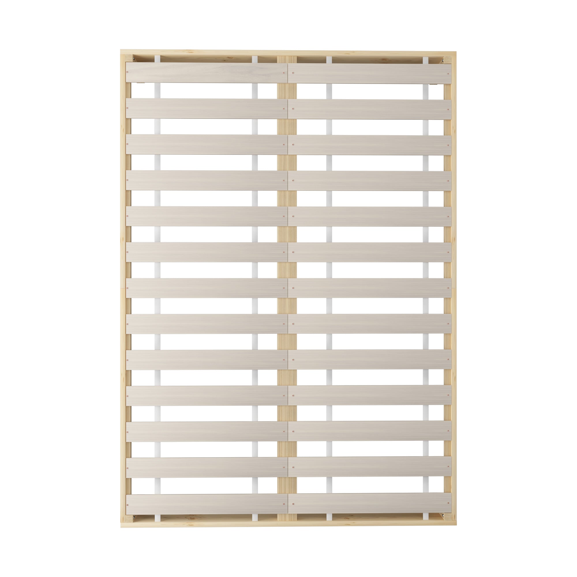 Oikiture Bed Frame Double Single King Single Size Wooden Timber Mattress Base
