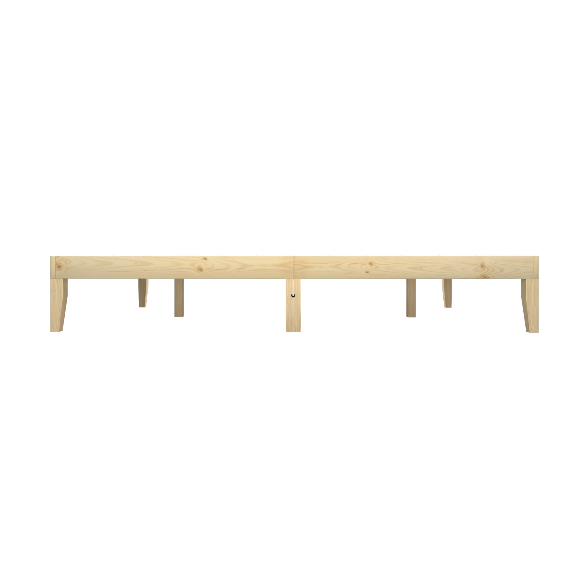 Oikiture Bed Frame Double Single King Single Size Wooden Timber Mattress Base
