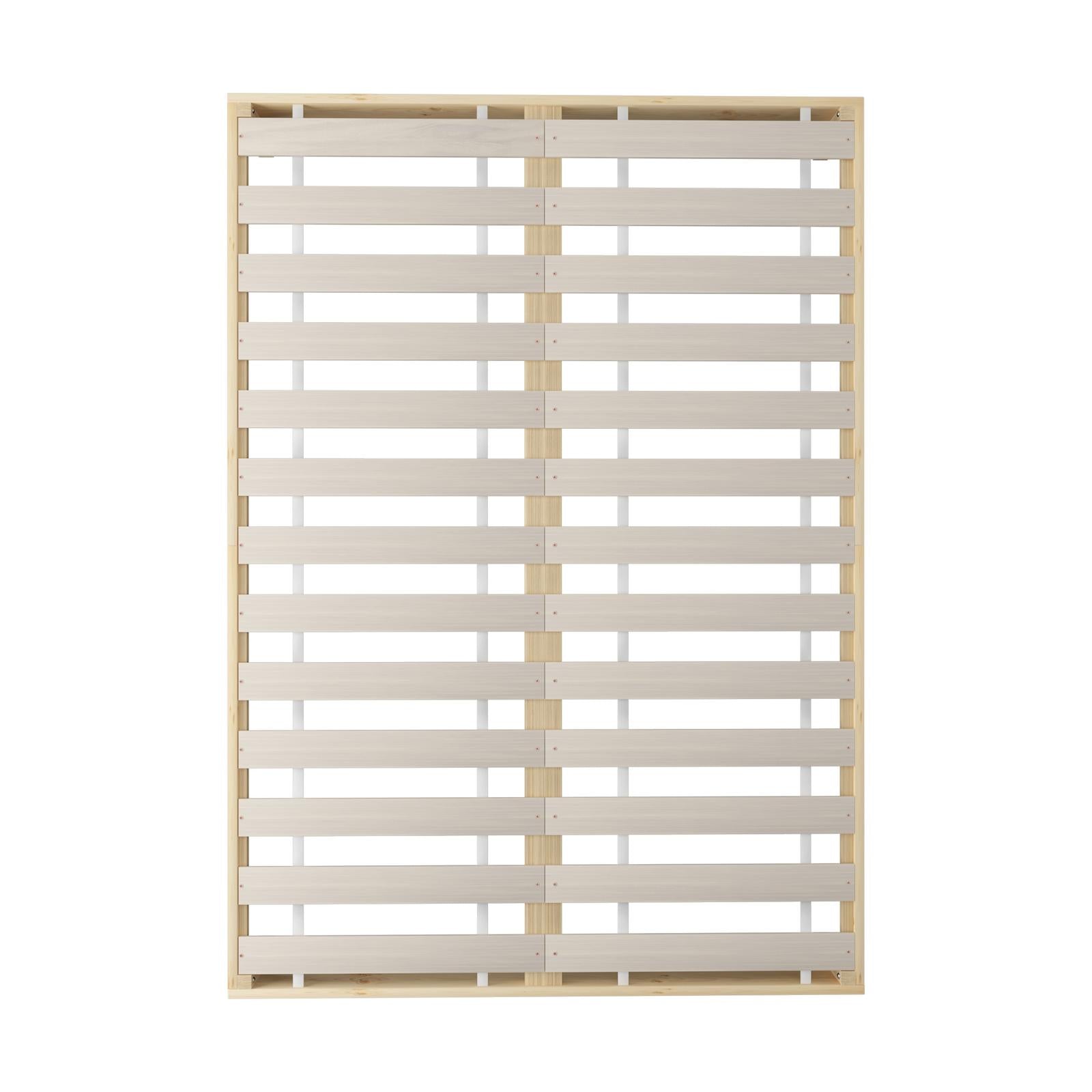 Oikiture Bed Frame Queen Size Wooden Timber Mattress Base Bedroom Furniture - Sunyee