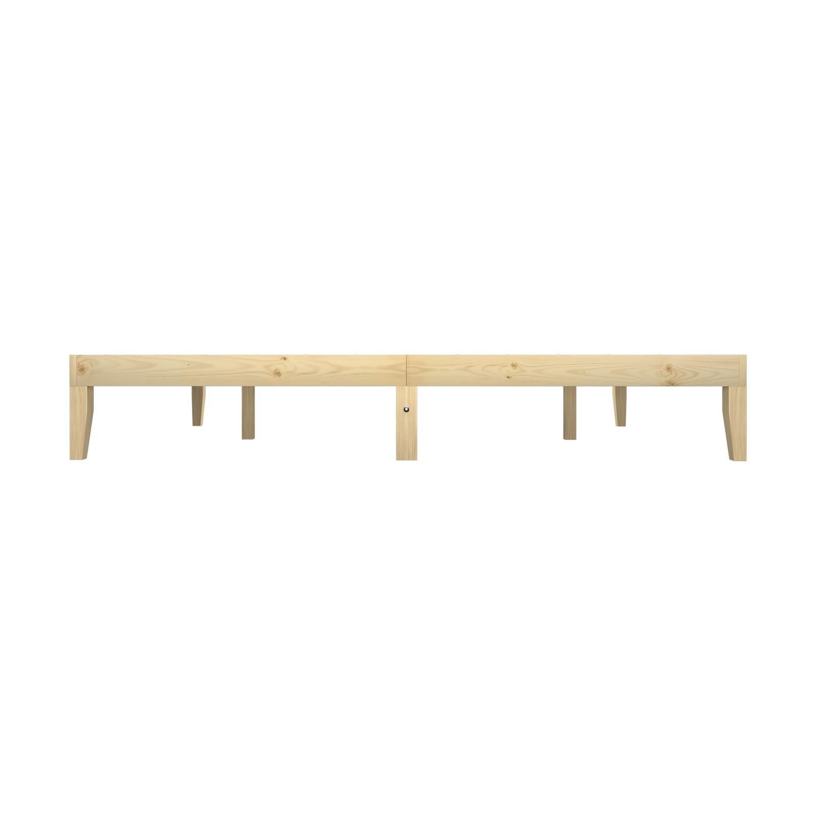 Oikiture Bed Frame Double Size Wooden Timber Mattress Base Platform Furniture