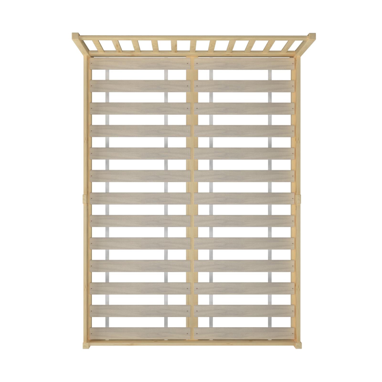 Oikiture Bed Frame Double Size Wood Mattress Base Wooden Timber Platform Bedroom - Sunyee