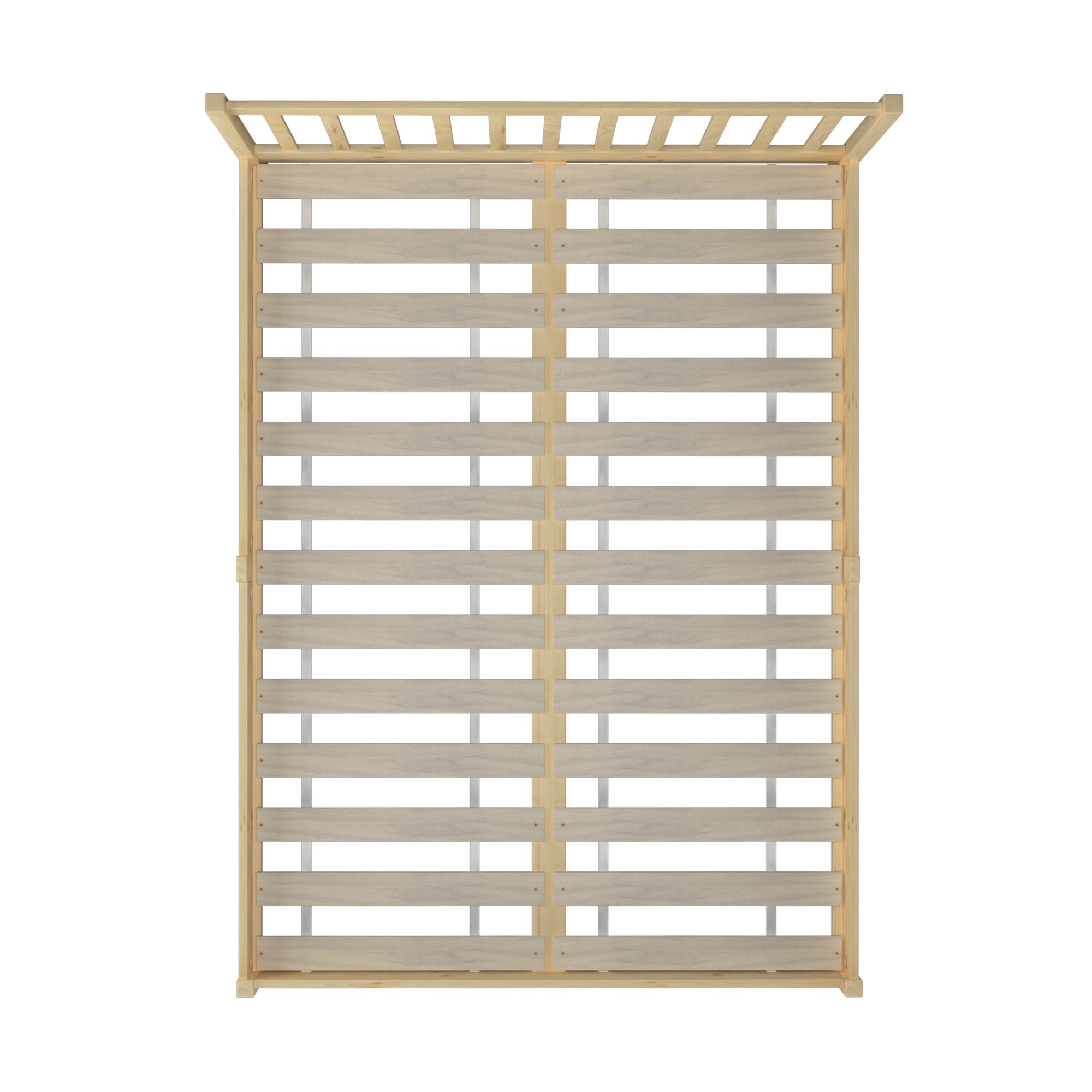 Oikiture Bed Frame Queen Double King Single Wooden Mattress Base Wood Headboard - Sunyee