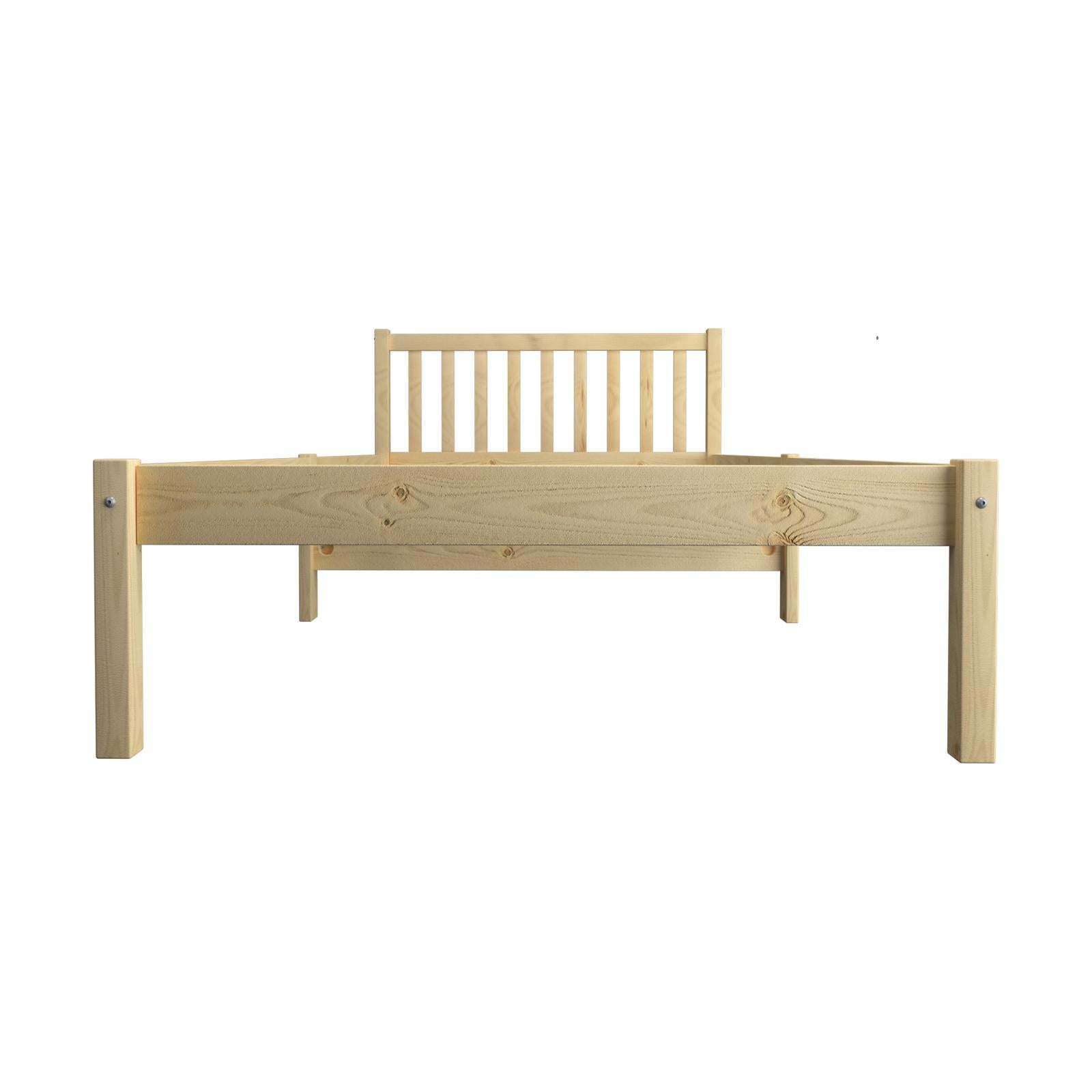 Oikiture Bed Frame Single Size Wooden Kids Bed Timber Mattress Base Platform - Sunyee
