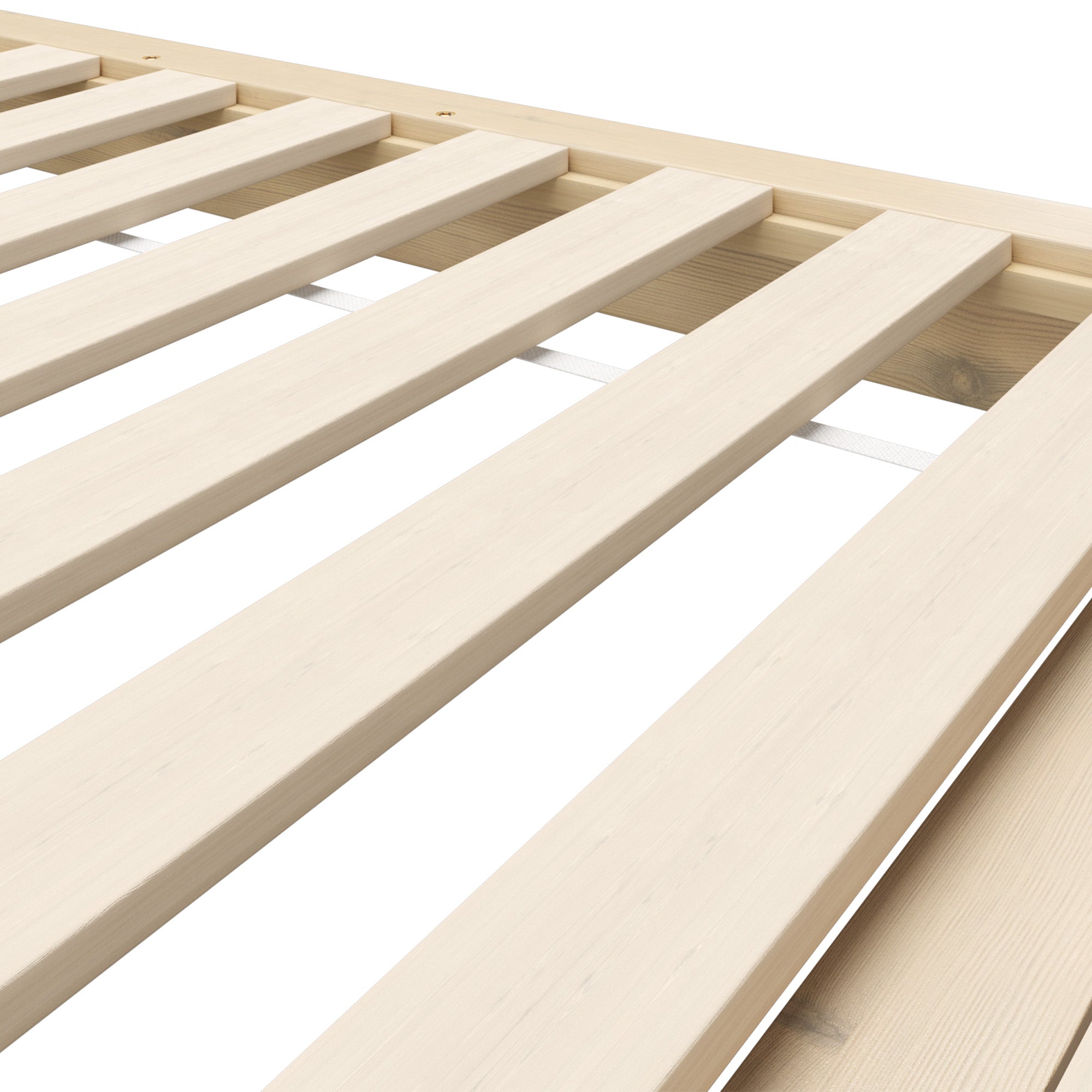 Oikiture Bed Frame Double Size Wooden Bed Base Timber Floating Beds - Sunyee