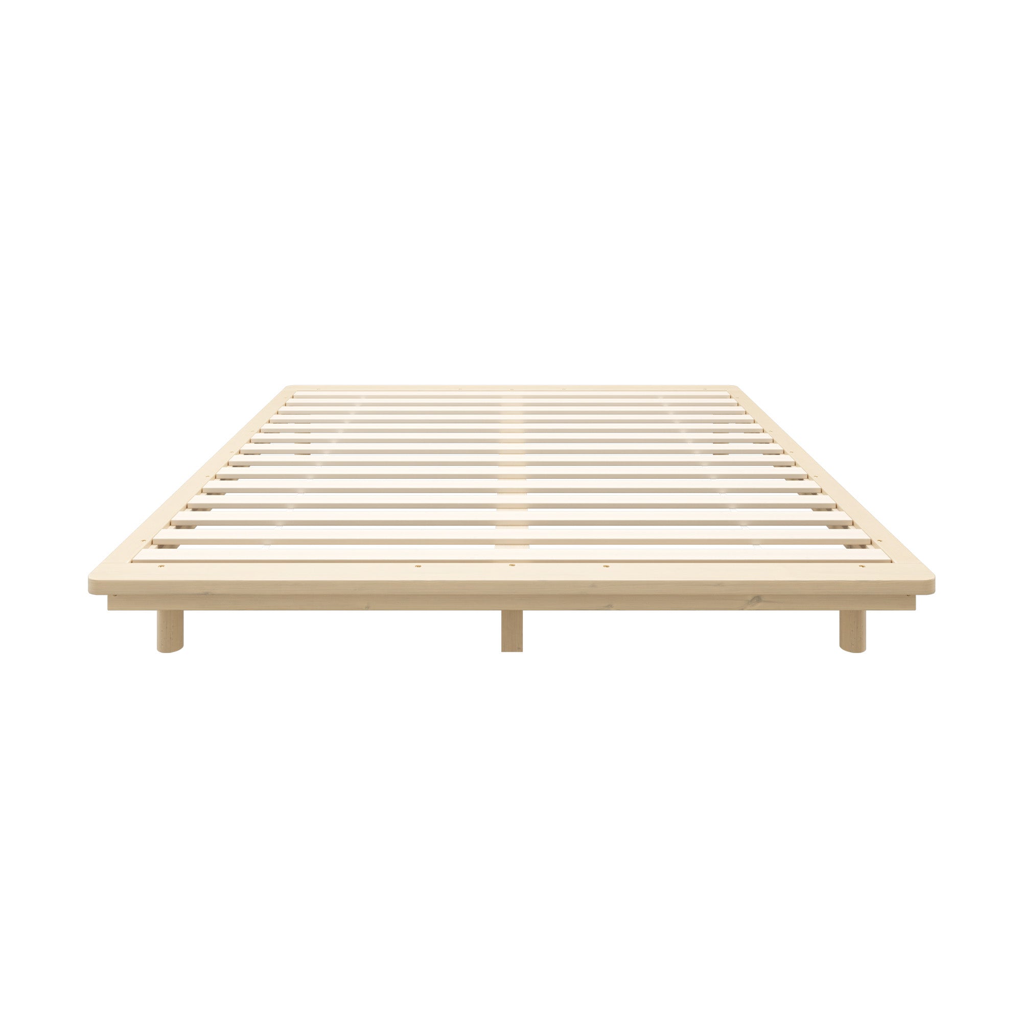 Oikiture Bed Frame King Size Wooden Bed Base Timber Floating Beds - Sunyee