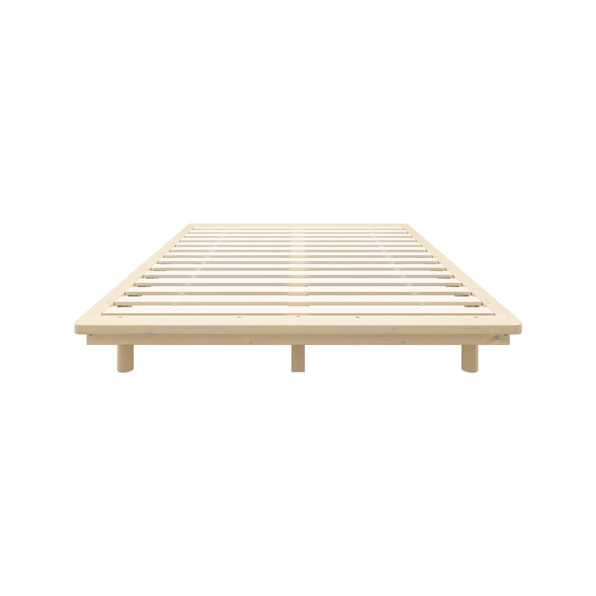 Oikiture Bed Frame Queen Size Wooden Timber Bed Base Floating Beds - Sunyee