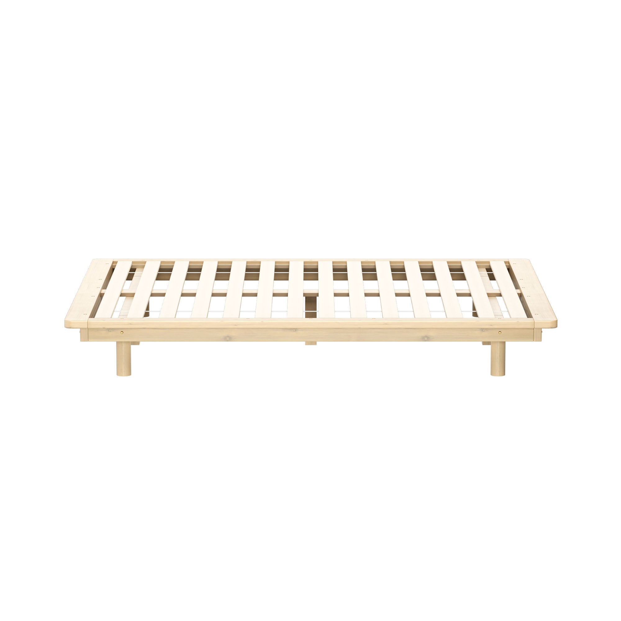 Oikiture Bed Frame Queen Size Wooden Timber Bed Base Floating Beds - Sunyee