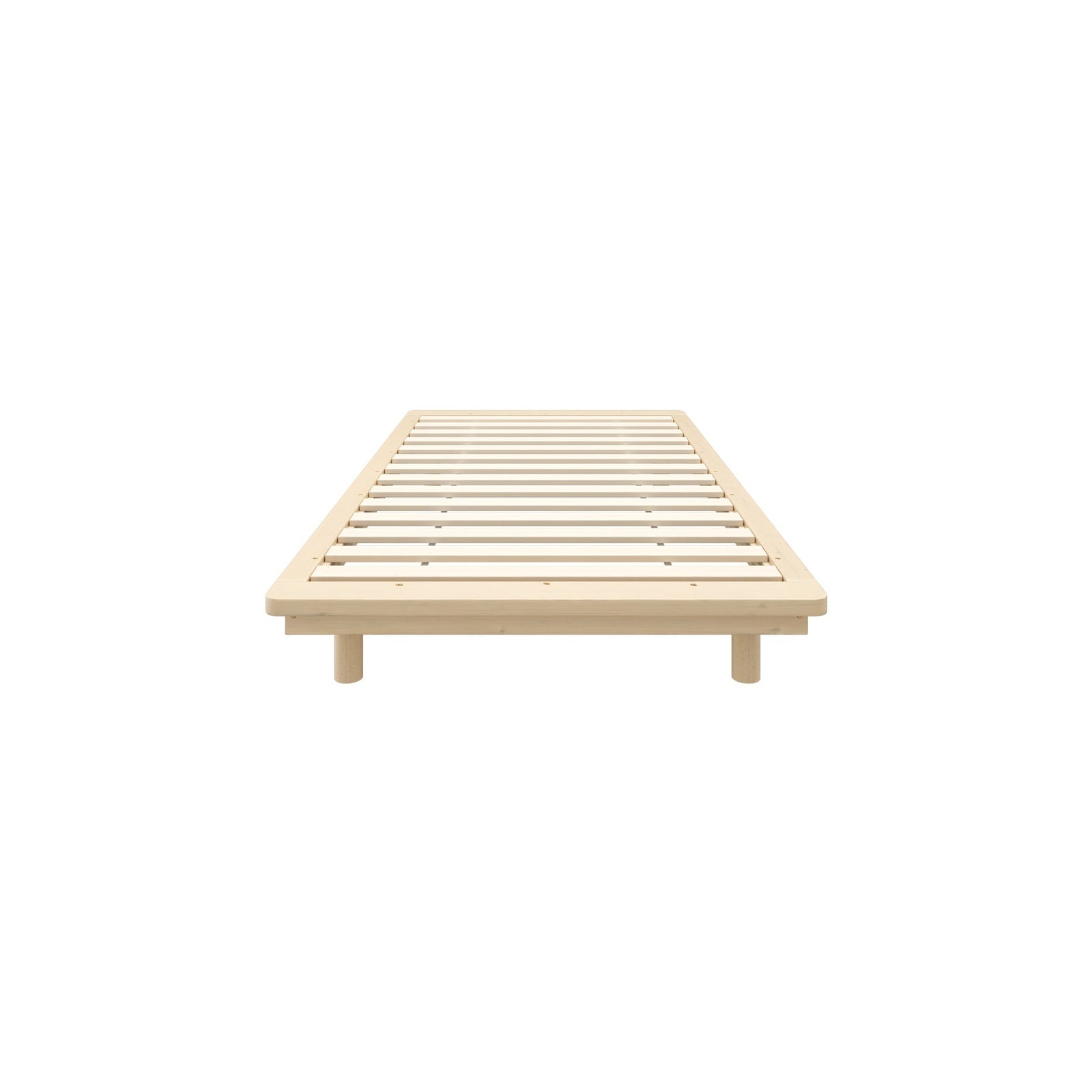 Oikiture Bed Frame Single Size Wooden Bed Base Timber Floating Beds - Sunyee