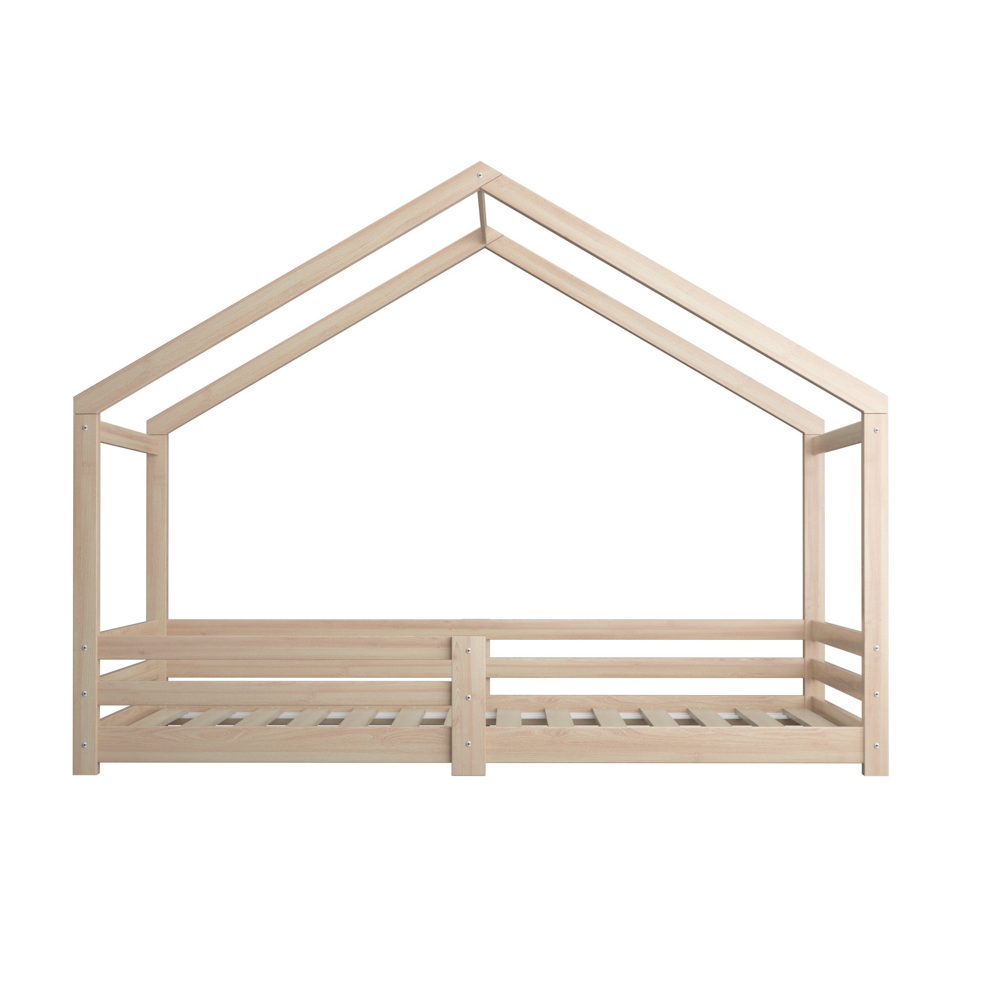 Oikiture Bed Frame Wooden Single Size Timber House Frame - Sunyee