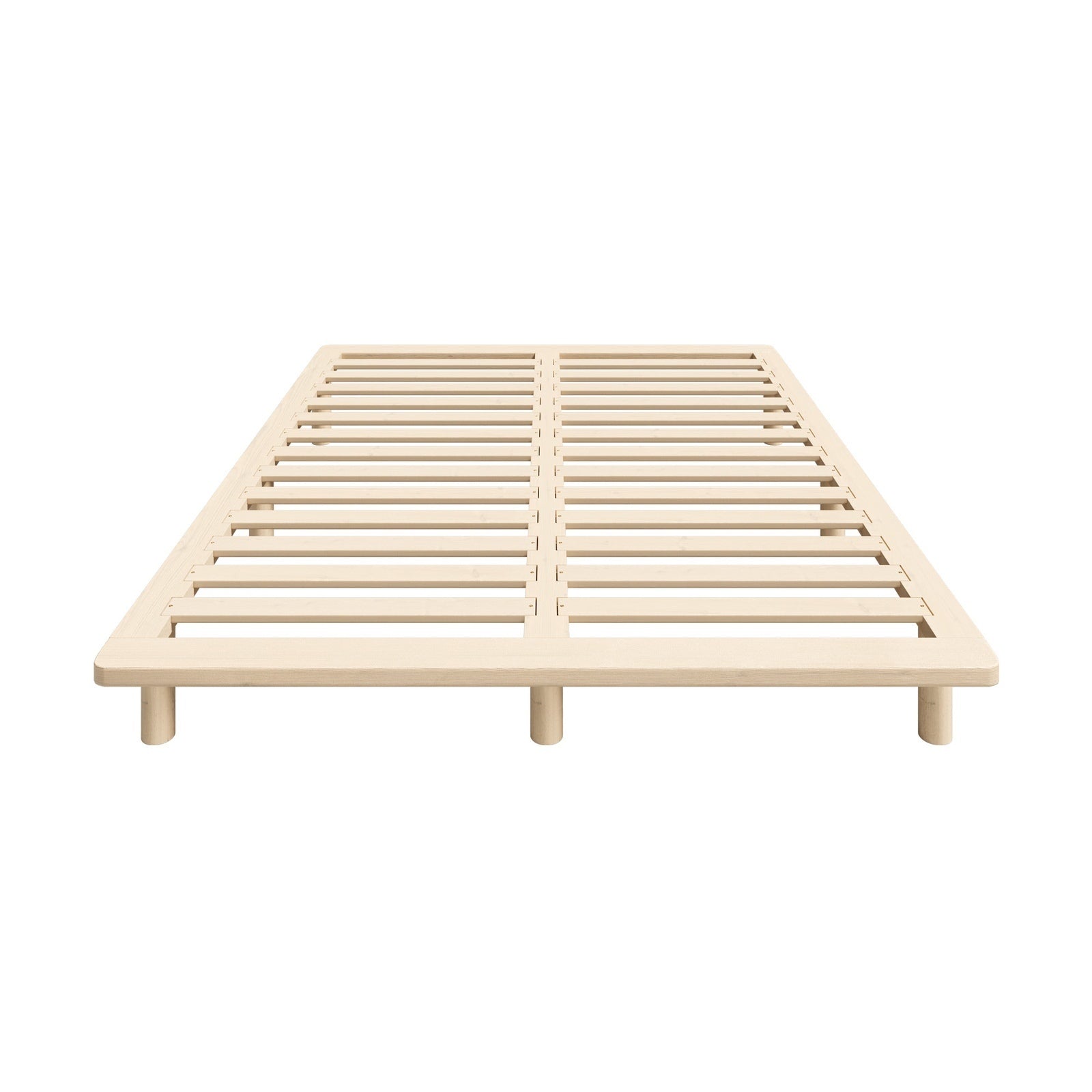 Oikiture Bed Frame Double Size Wooden Bed Base Platform Timber - Sunyee