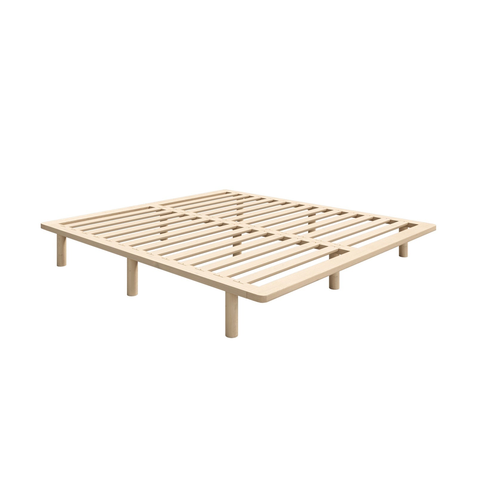 Oikiture Bed Frame King Size Wooden Bed Base Platform Timber - Sunyee