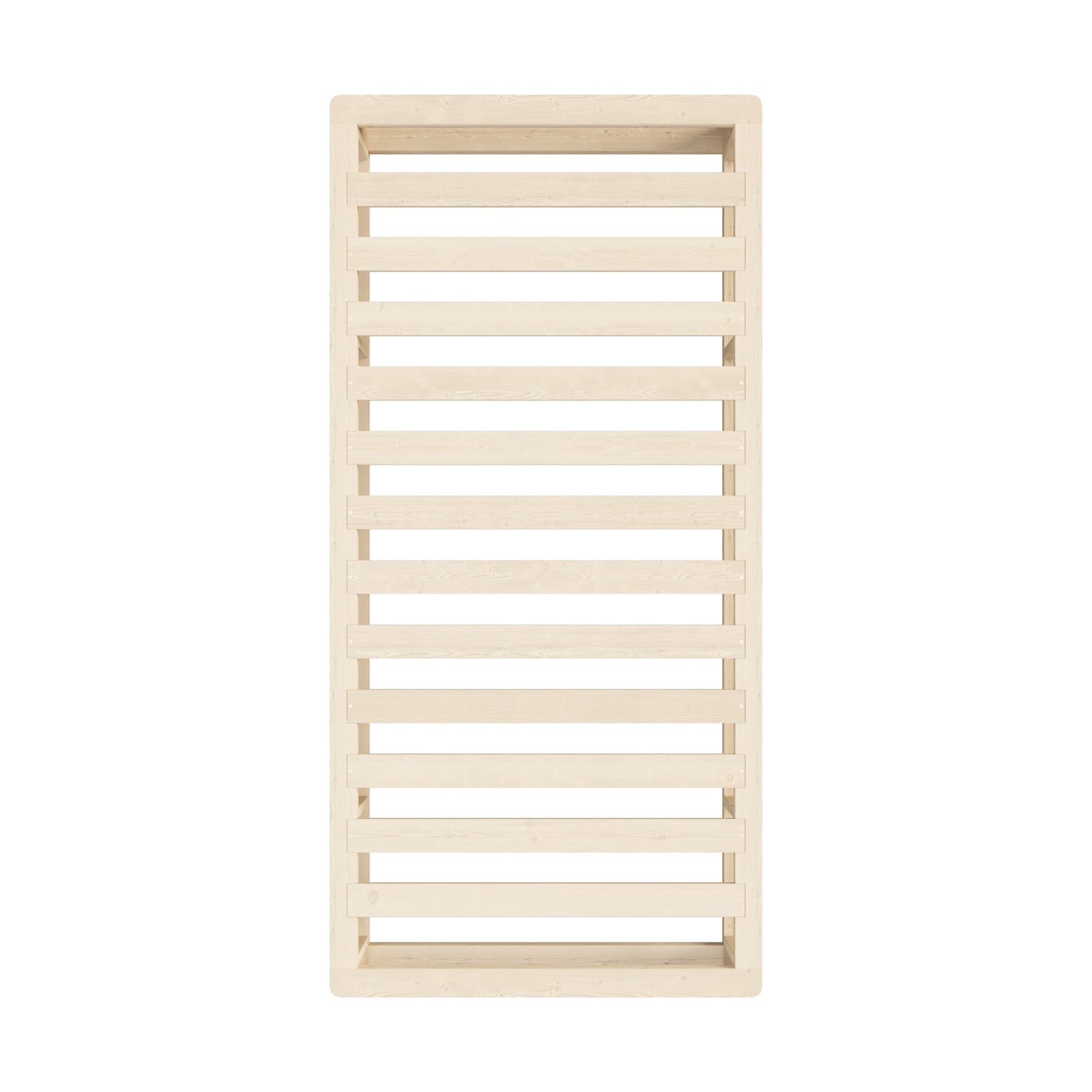 Oikiture Bed Frame Single Size Wooden Bed Base Platform Cage-like Base - Sunyee
