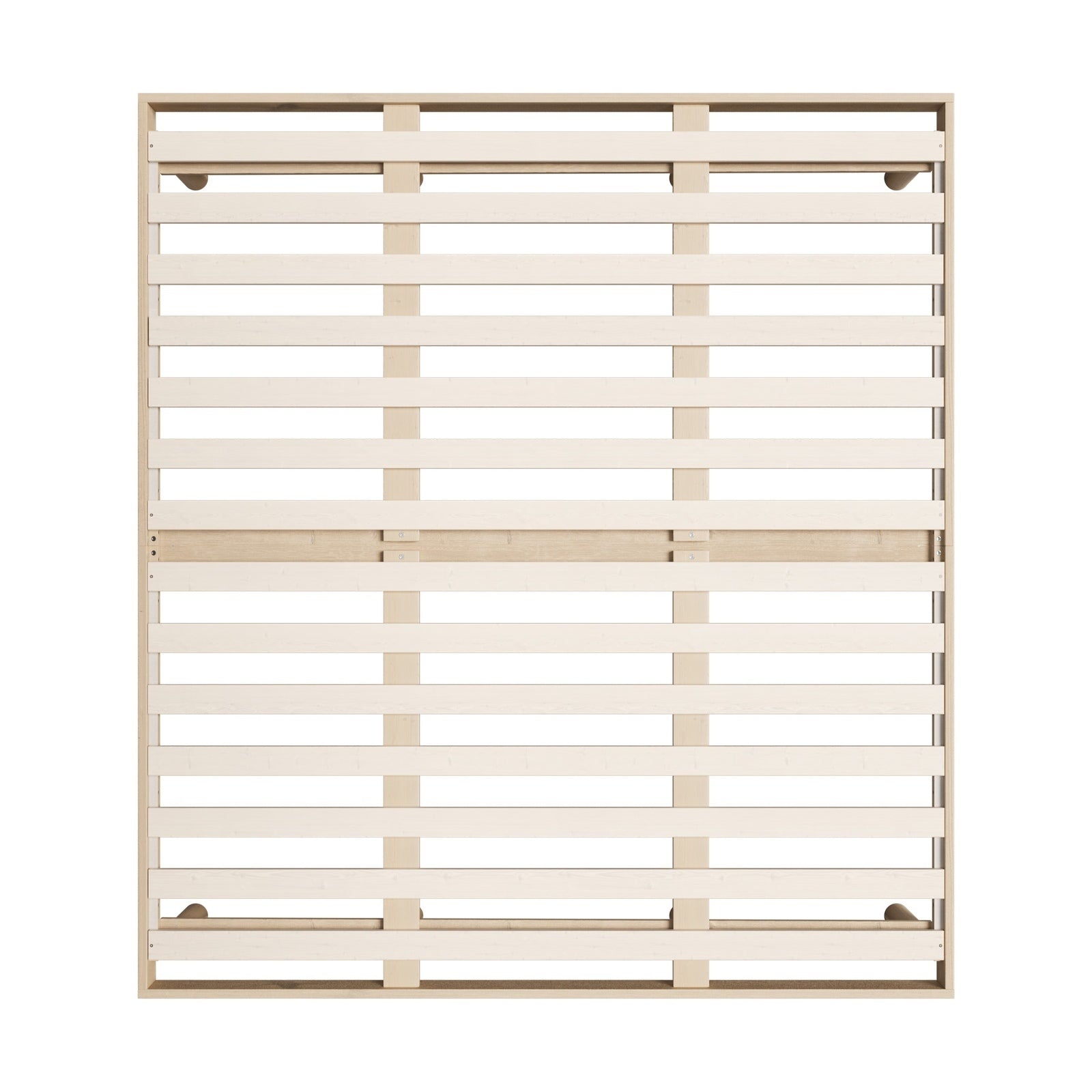 Oikiture Bed Frame King Size Wooden Bed Base Platform Solid Wood Slats - Sunyee