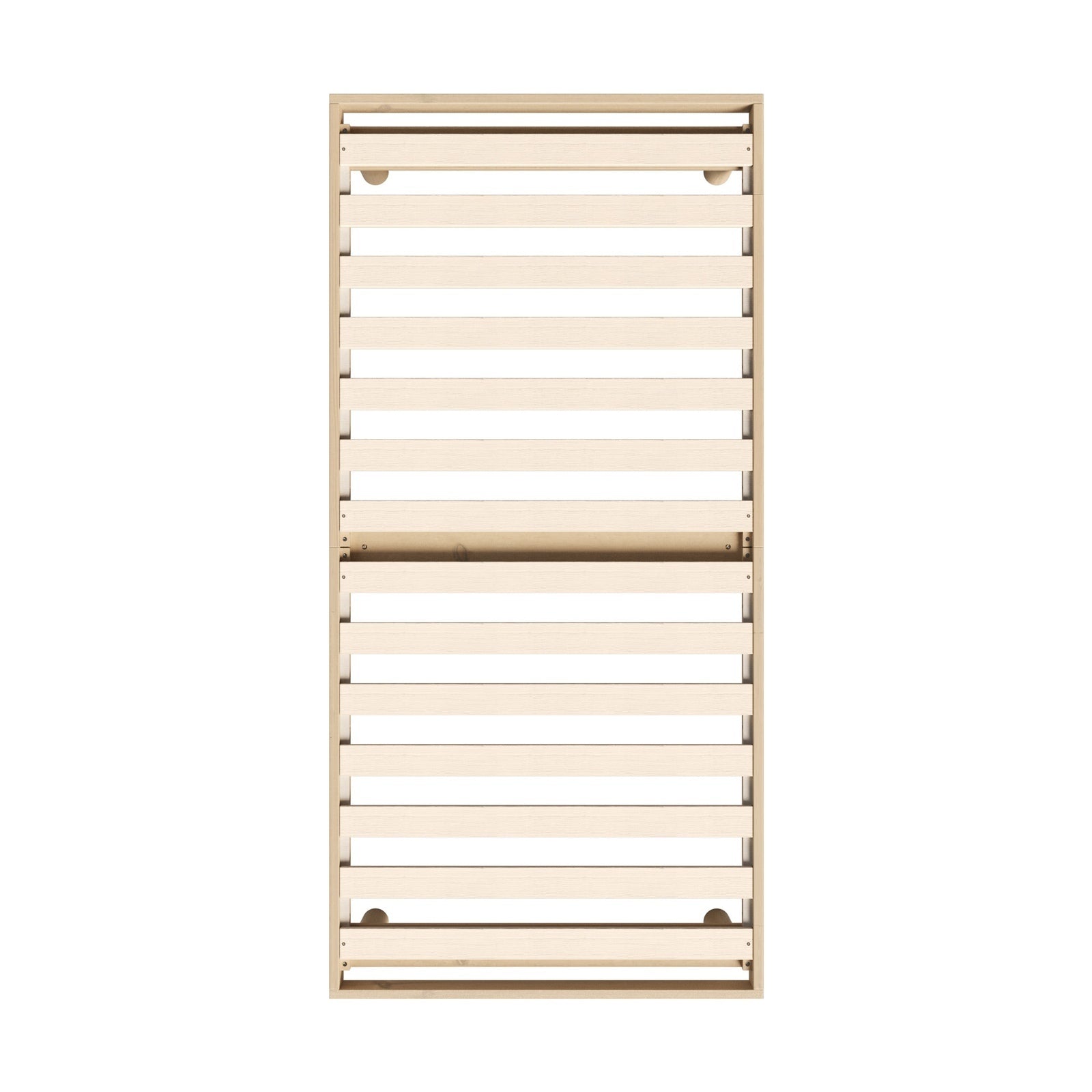 Oikiture Bed Frame Single Size Wooden Bed Base Platform Solid Wood Slats - Sunyee
