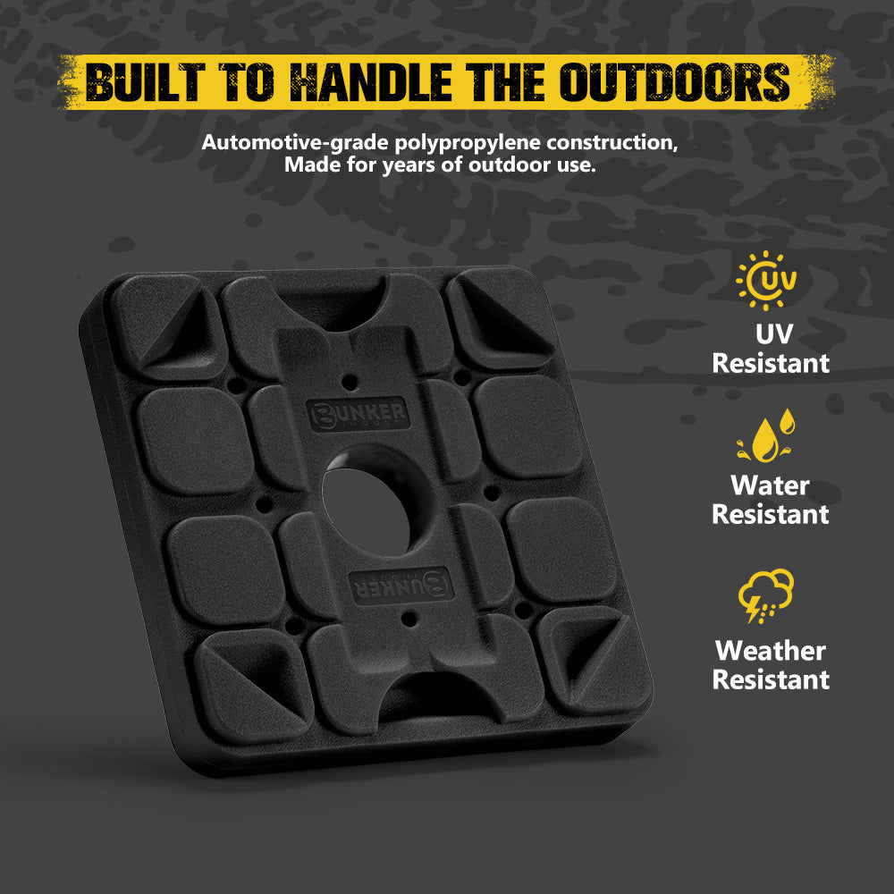 Bunker Indust 10X RV Levelling Blocks Interlocking Stackable Non-Slip Jack Pads